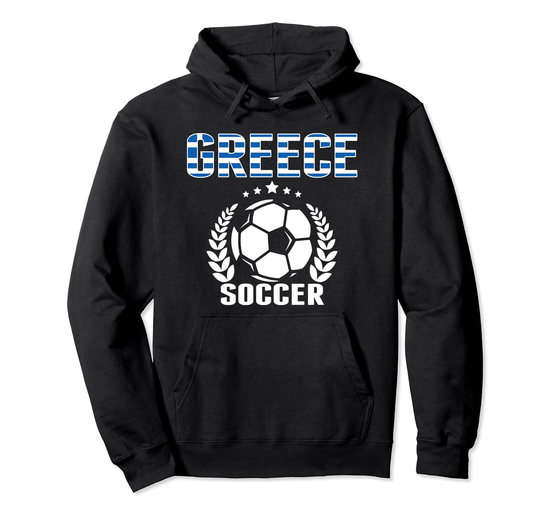 Greece Soccer Fans Jersey Proud Hoodie - Casual Everyday Wear Men Women - T-Shirt, Sweatshirt, Hoodie