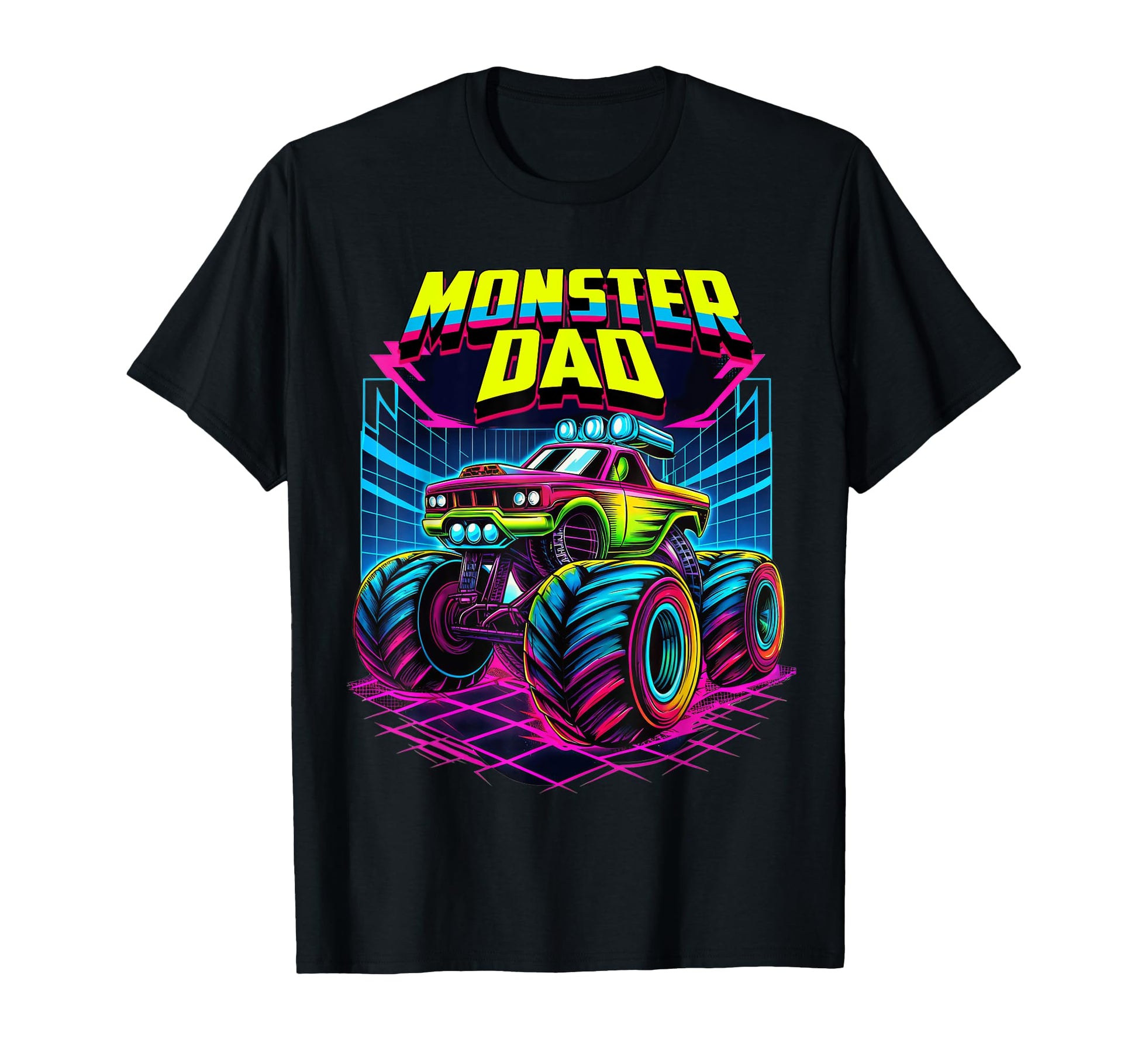 Monster Truck Dad Monster Truck Are My T-Shirt - Aesthetic Graphic Unisex - T-Shirt, Sweatshirt, Hoodie