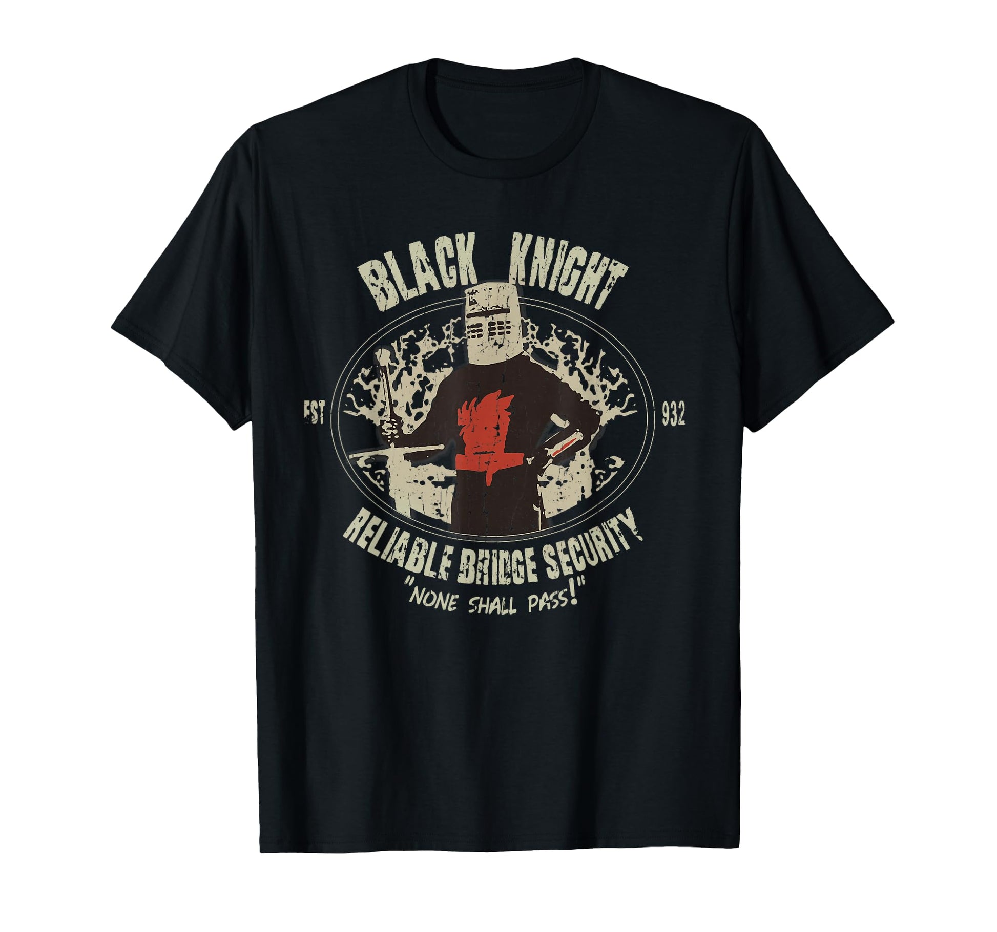 Black Knight Bridge Security 2 T-Shirt - Casual Everyday Wear Unisex - T-Shirt, Sweatshirt, Hoodie