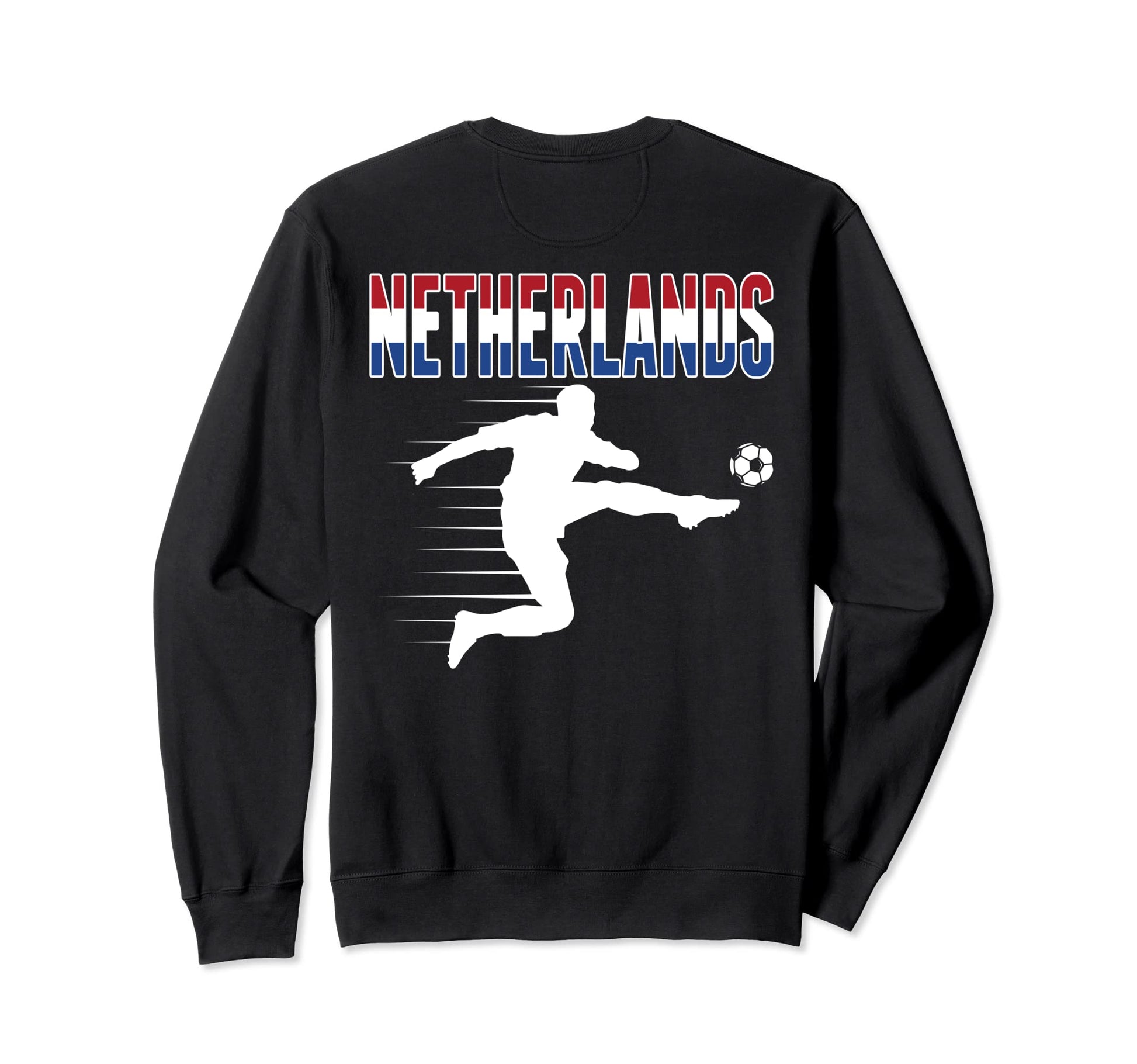 Netherlands Soccer Fans Jersey Sweatshirt - Custom Art Print for Adults - T-Shirt, Sweatshirt, Hoodie