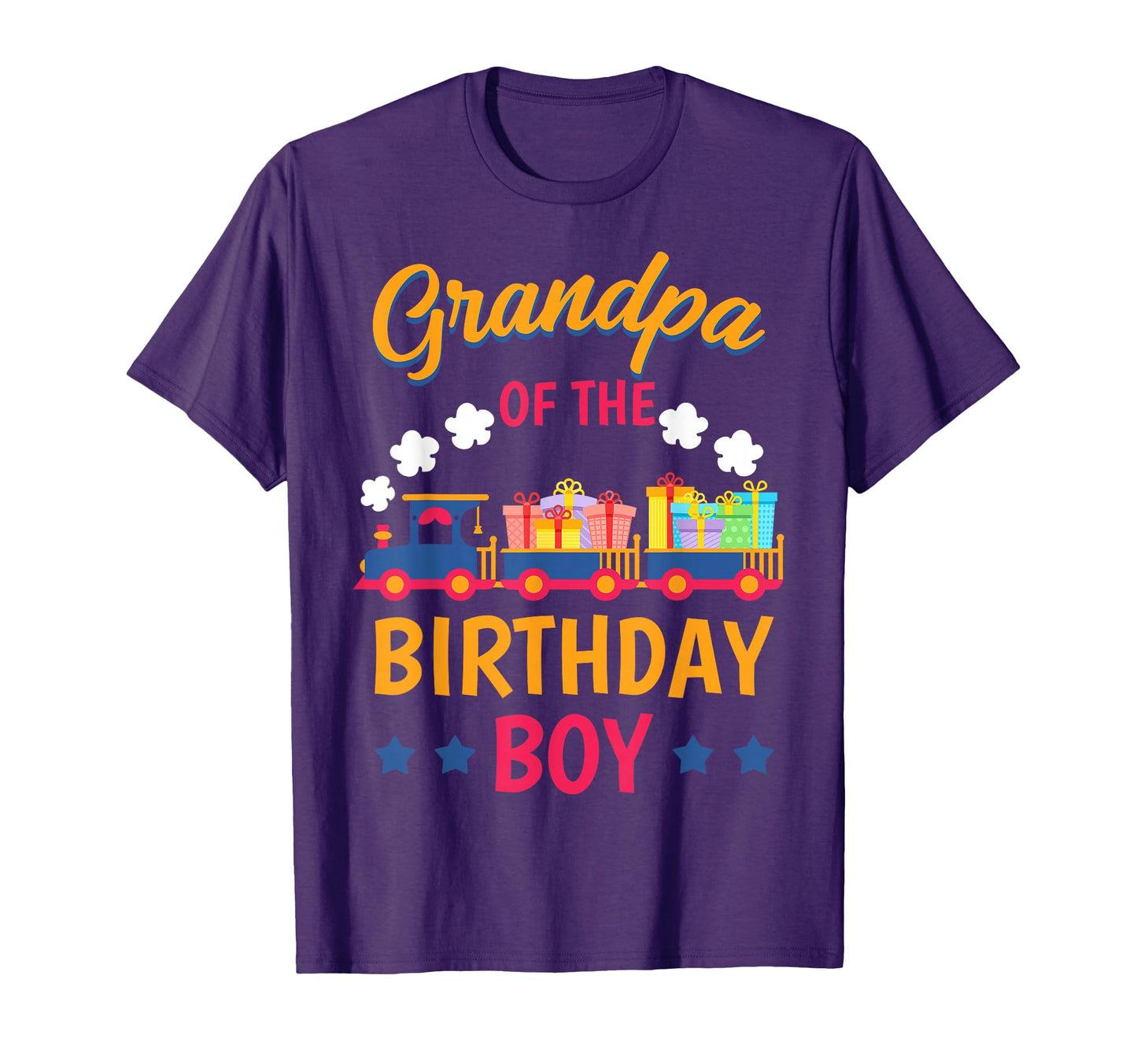 Train Bday Party Railroad Grandpa T-Shirt - Trendy Graphic for Adults - T-Shirt, Sweatshirt, Hoodie