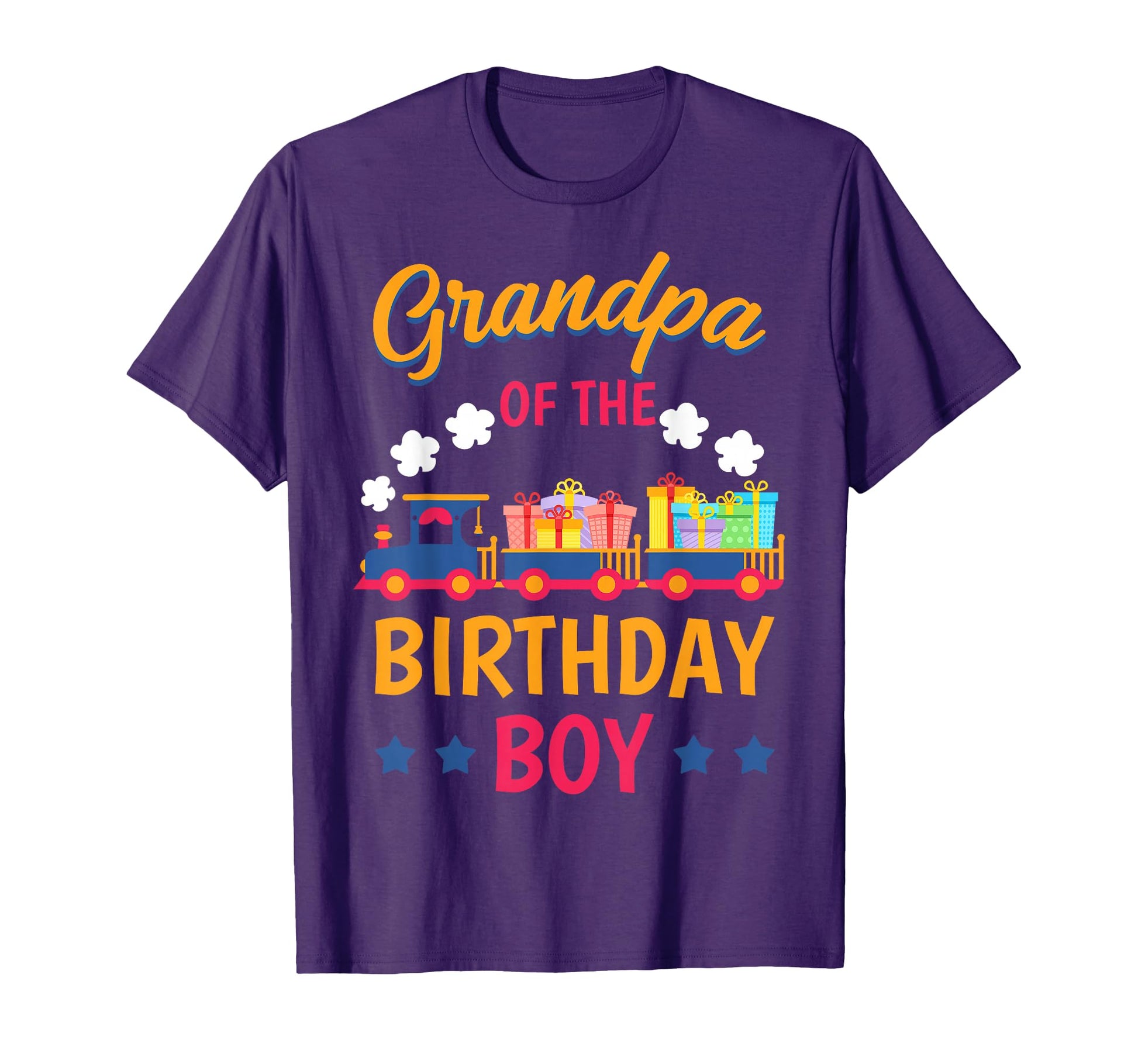 Train Bday Party Railroad Grandpa T-Shirt - Trendy Graphic for Adults - T-Shirt, Sweatshirt, Hoodie