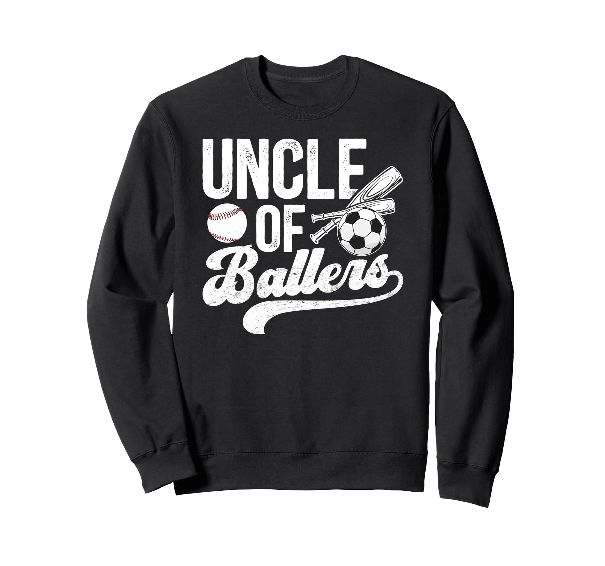 Uncle Ballers Soccer Baseball Sweatshirt - Aesthetic Graphic Men Women - T-Shirt, Sweatshirt, Hoodie