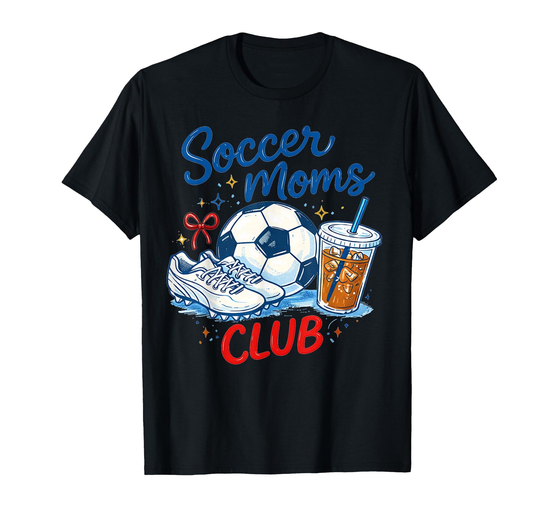 Funny Soccer Mom Club T-Shirt - Fun Novelty Design for Adults - T-Shirt, Sweatshirt, Hoodie