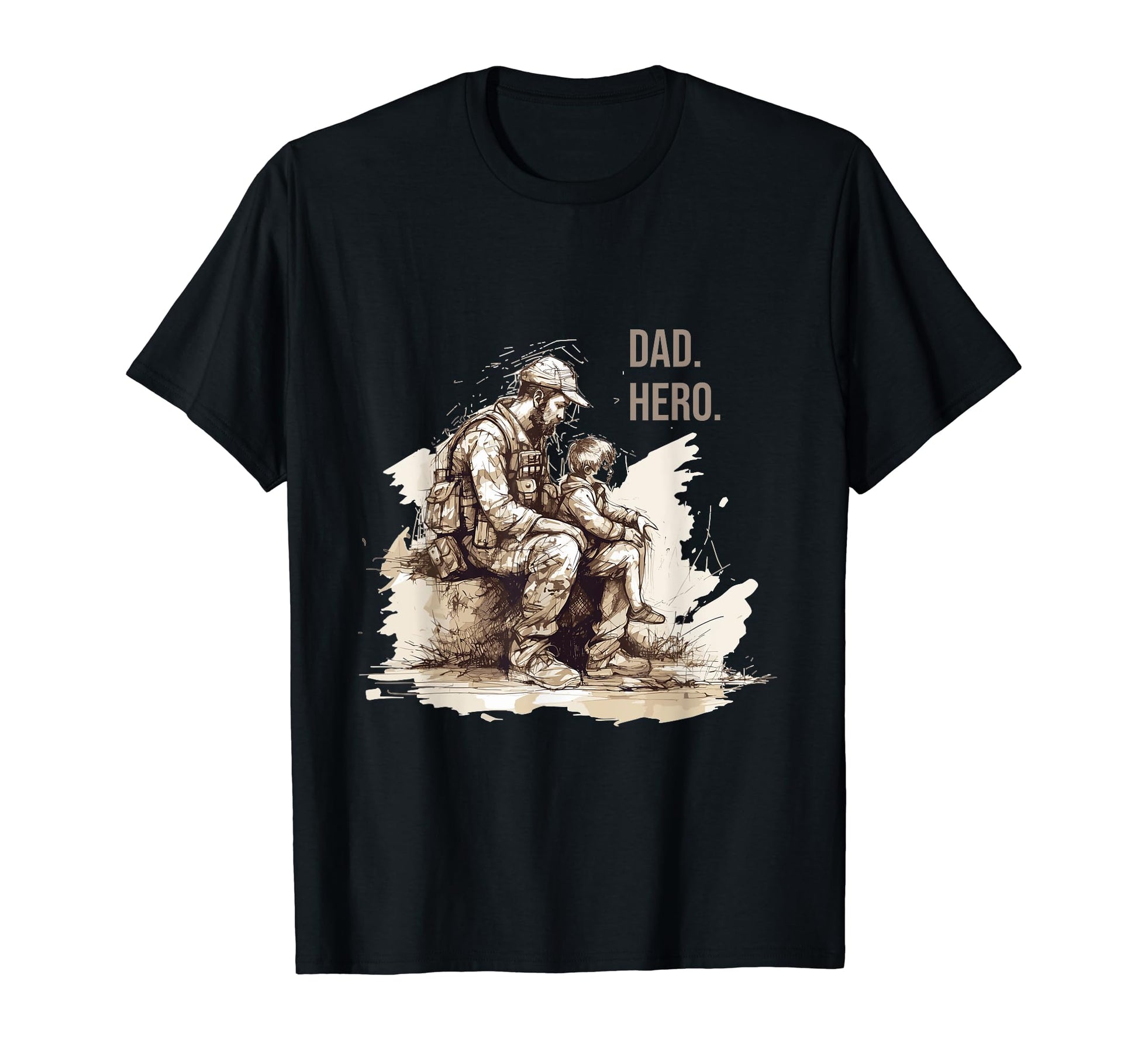 Dad Grandpa Veteran Veterans T-Shirt - Casual Everyday Wear Unisex - T-Shirt, Sweatshirt, Hoodie