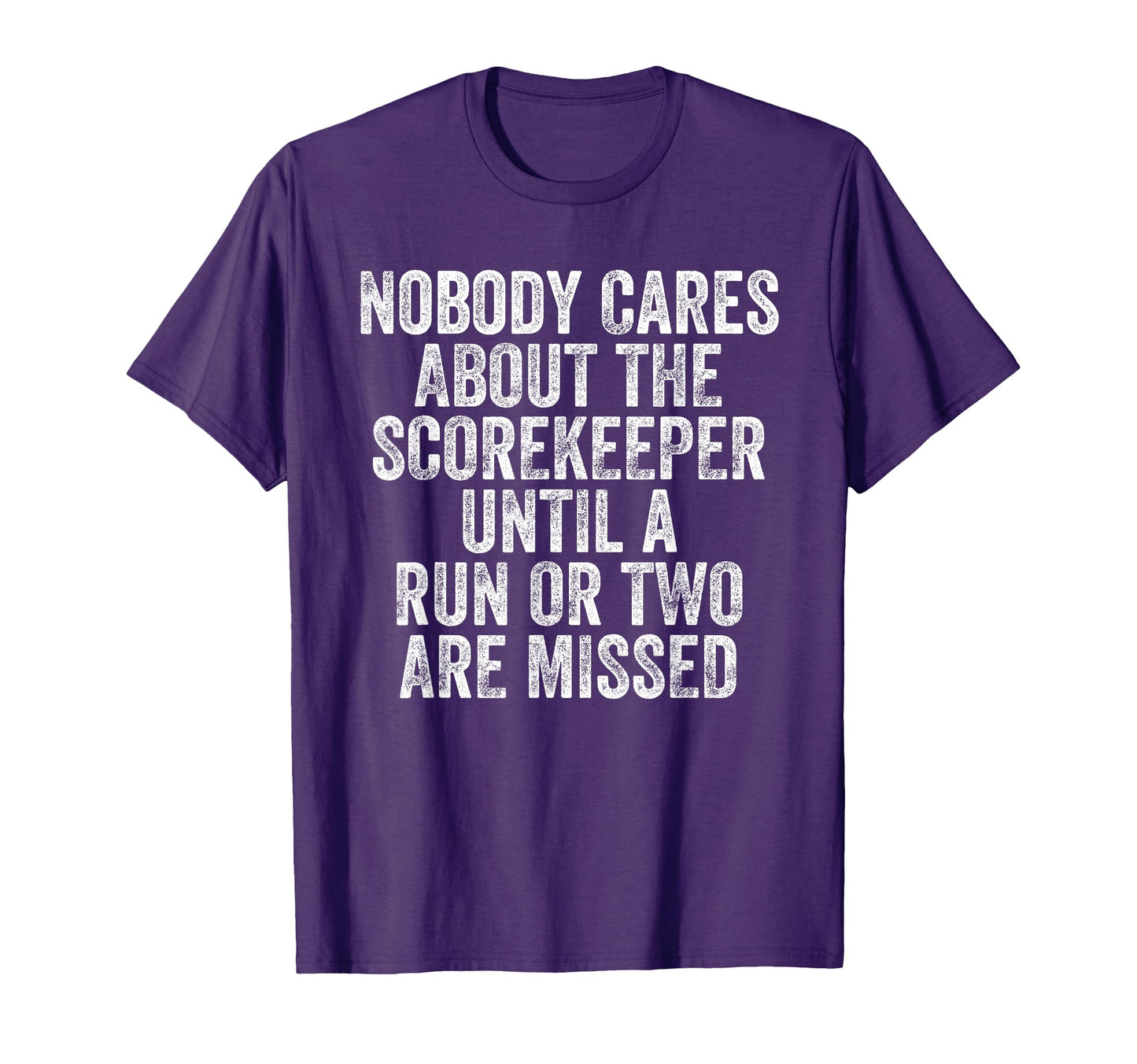 Funny Baseball Lovers Scorekeeper T-Shirt - Casual Everyday Wear Unisex - T-Shirt, Sweatshirt, Hoodie