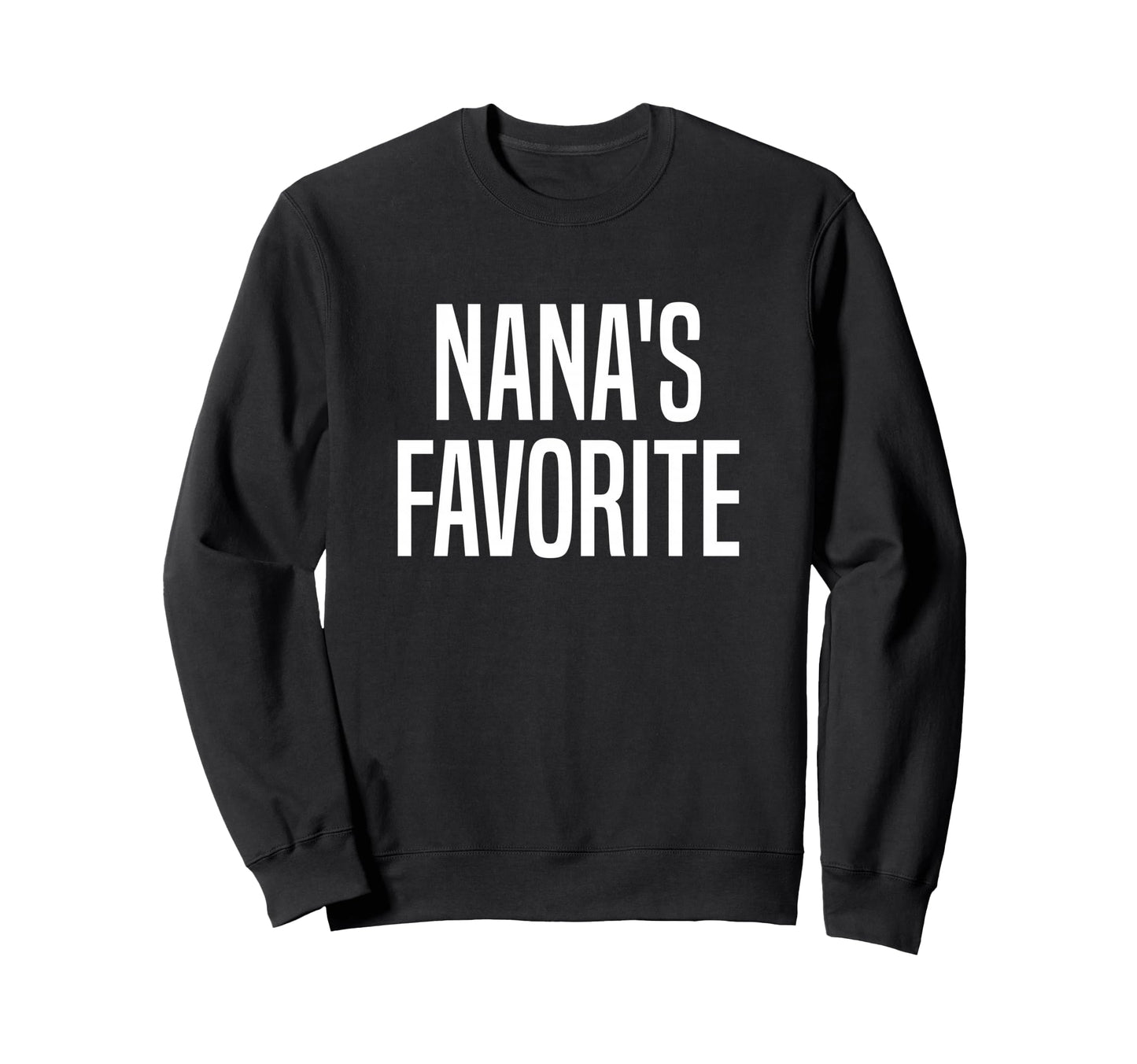 Nanas Favorite Grandchild Sweatshirt - Custom Art Print Unisex - T-Shirt, Sweatshirt, Hoodie