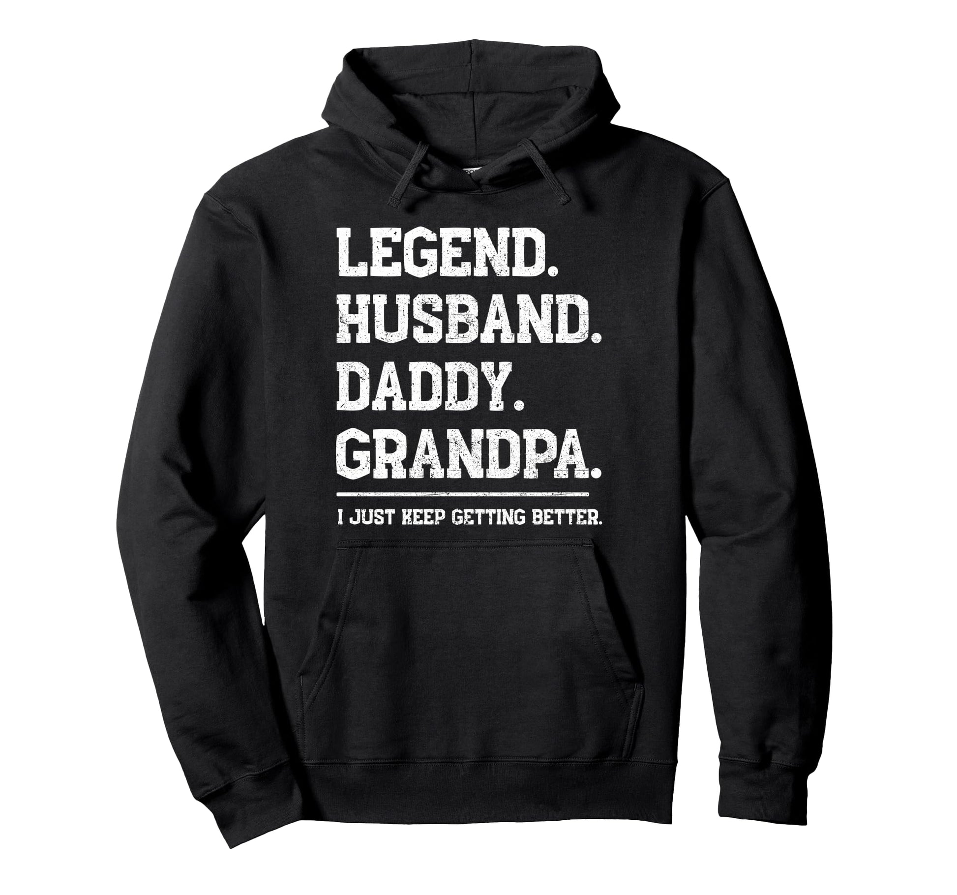 Legend Husband Daddy Grandpa Hoodie - Novelty Apparel Men Women - T-Shirt, Sweatshirt, Hoodie