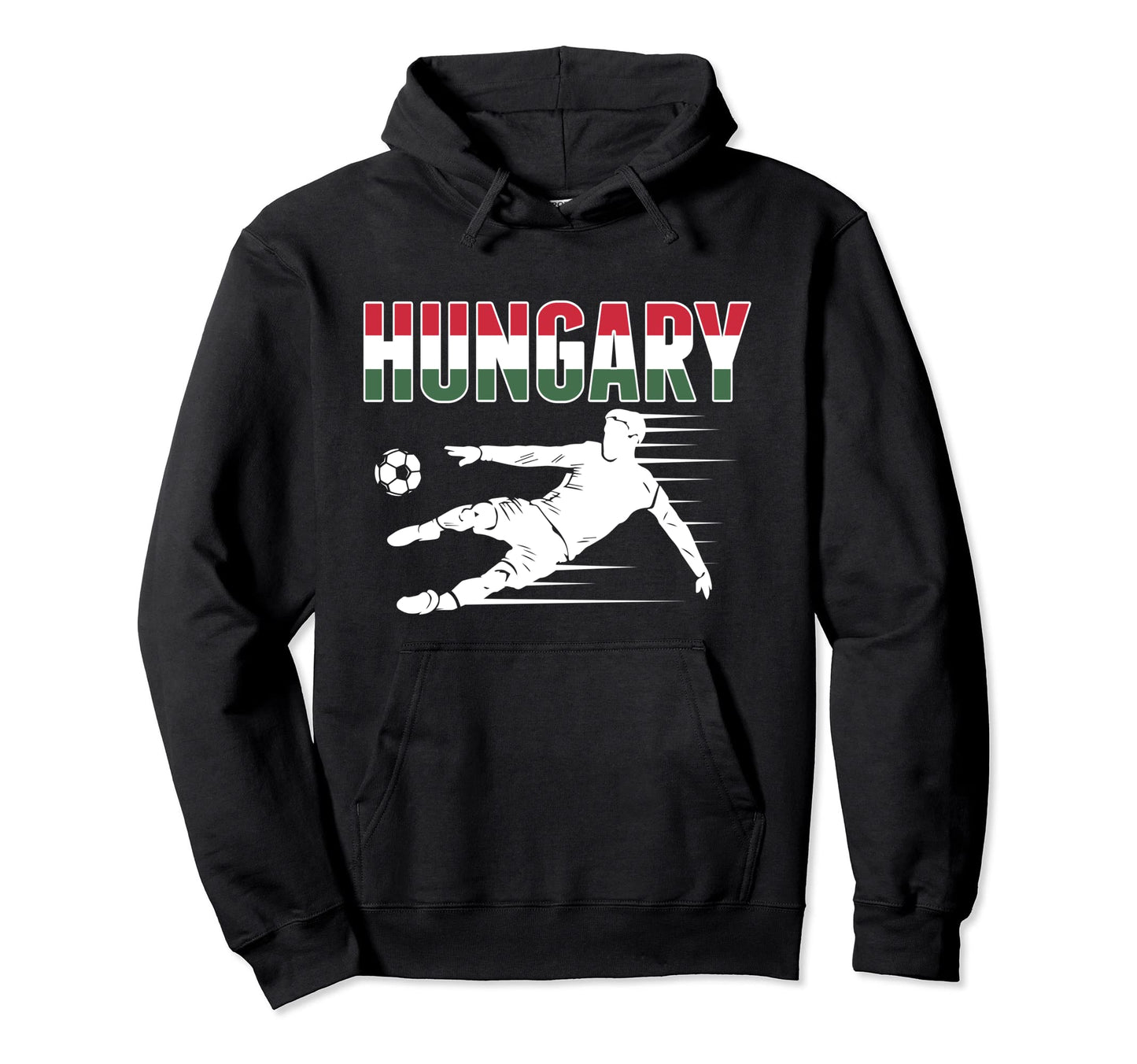 Hungary Soccer Fans Jersey Hungarian Hoodie - Novelty Apparel for Adults - T-Shirt, Sweatshirt, Hoodie