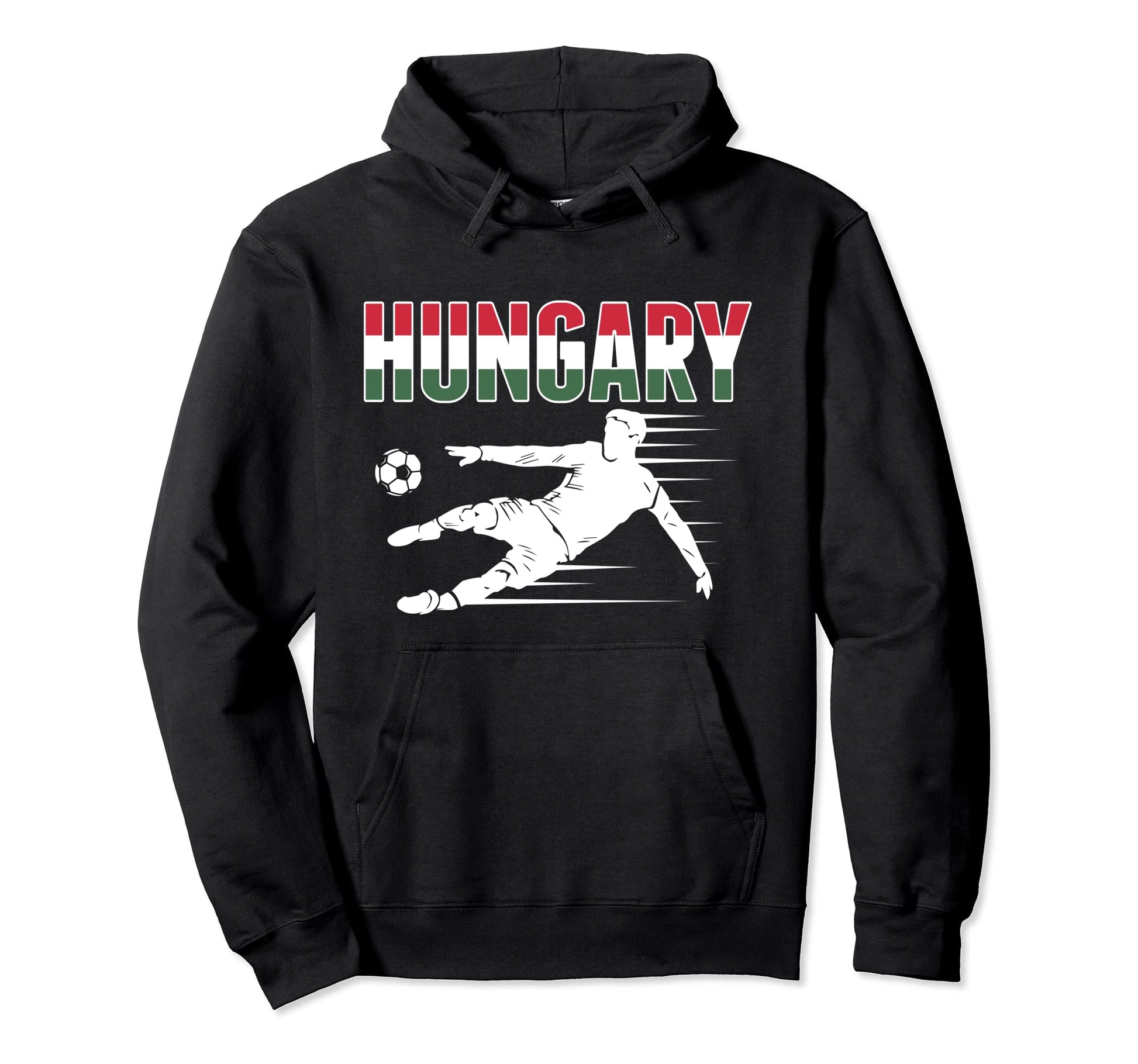 Hungary Soccer Fans Jersey Hungarian Hoodie - Novelty Apparel for Adults - T-Shirt, Sweatshirt, Hoodie