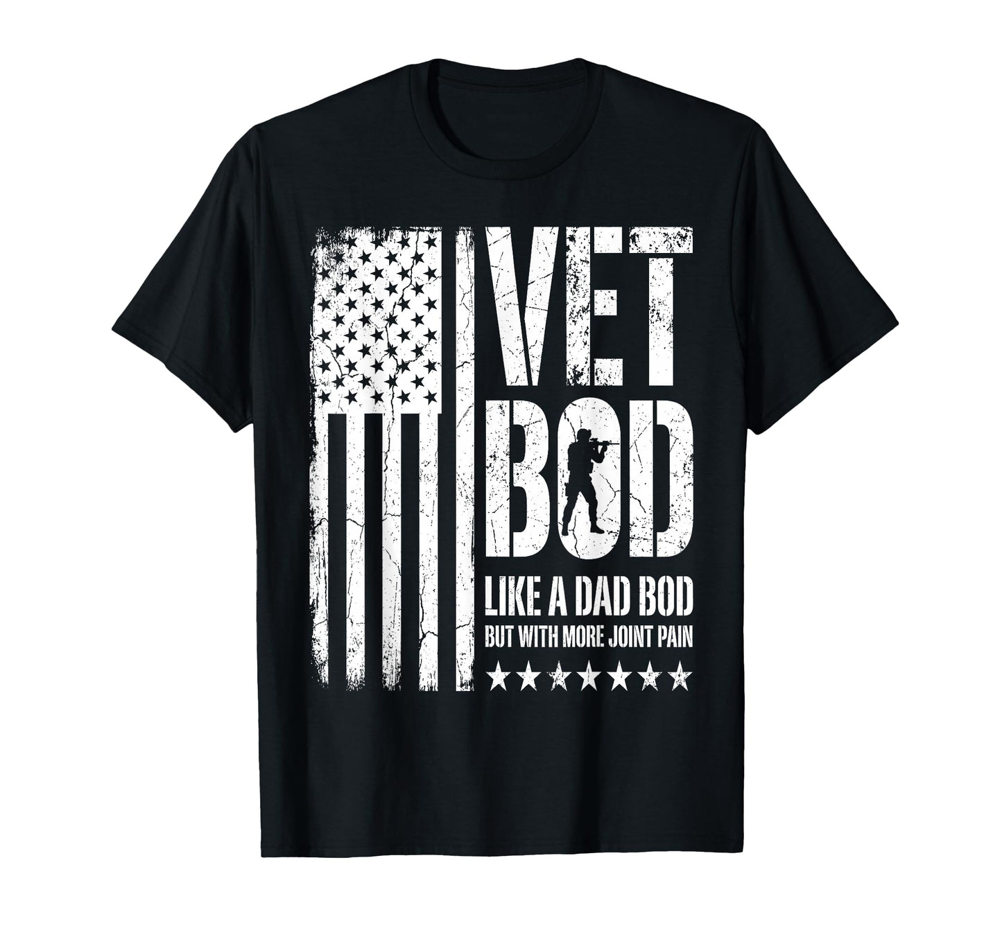 Vet Bod Like Dad Bod But More Joint T-Shirt - Trendy Graphic for Adults - T-Shirt, Sweatshirt, Hoodie