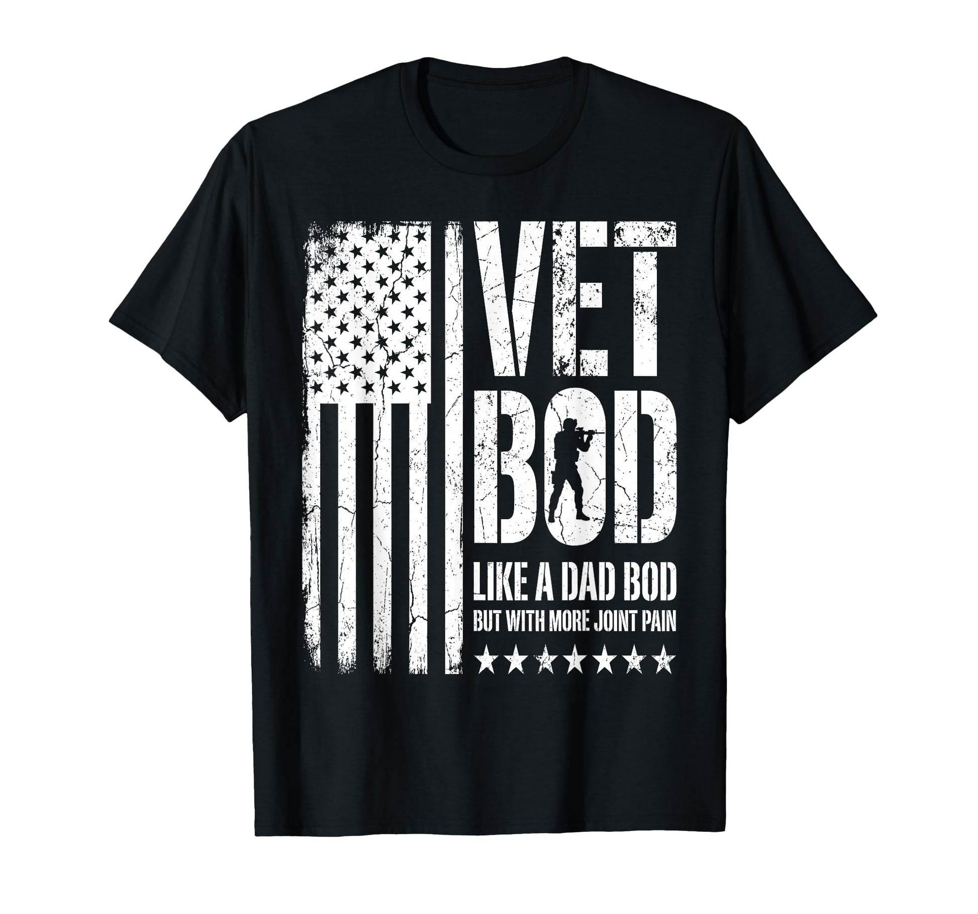 Vet Bod Like Dad Bod But More Joint T-Shirt - Trendy Graphic for Adults - T-Shirt, Sweatshirt, Hoodie