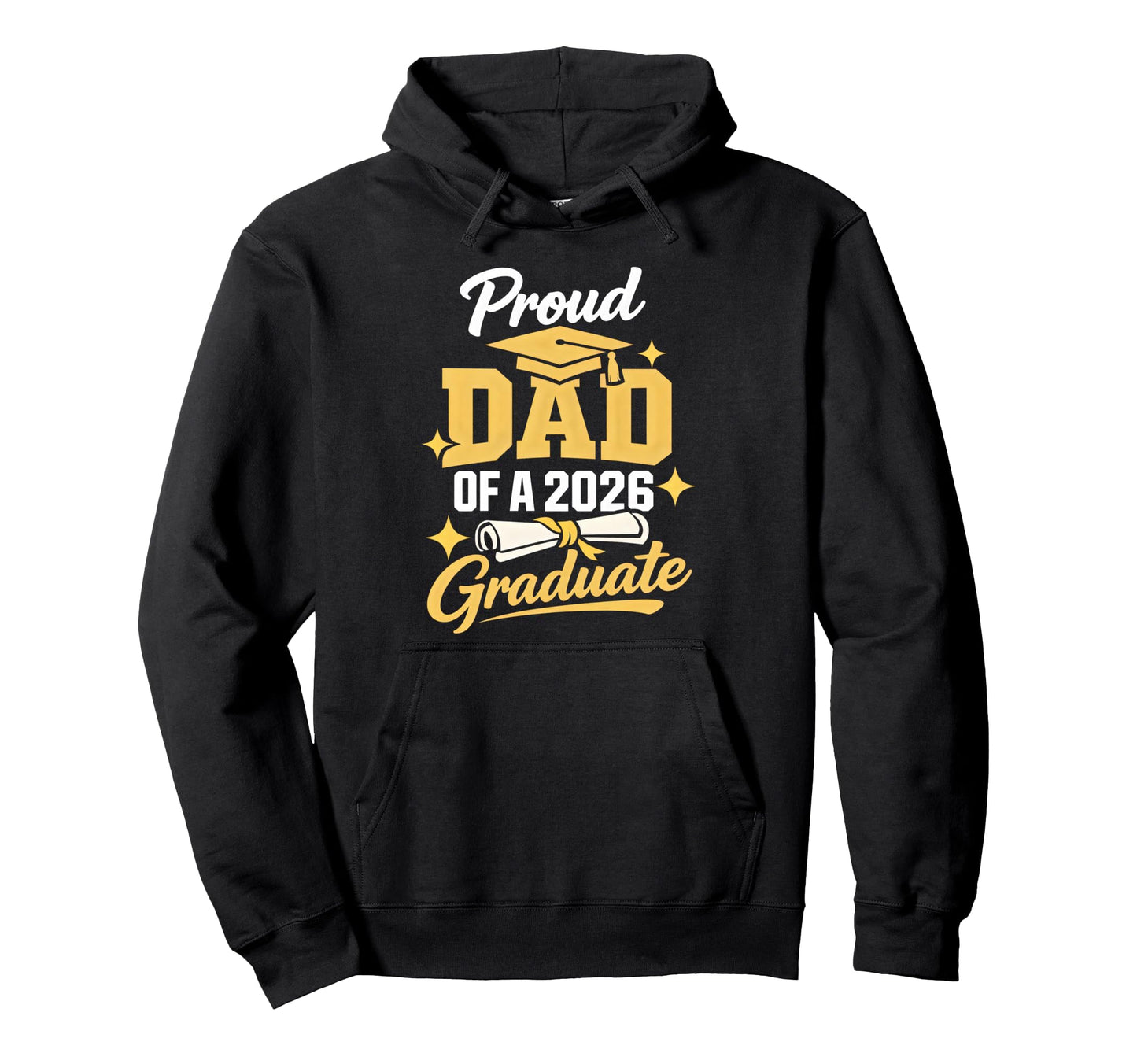Senior Graduation School Proud Dad 2026 Hoodie - Graphic Print Unisex - T-Shirt, Sweatshirt, Hoodie