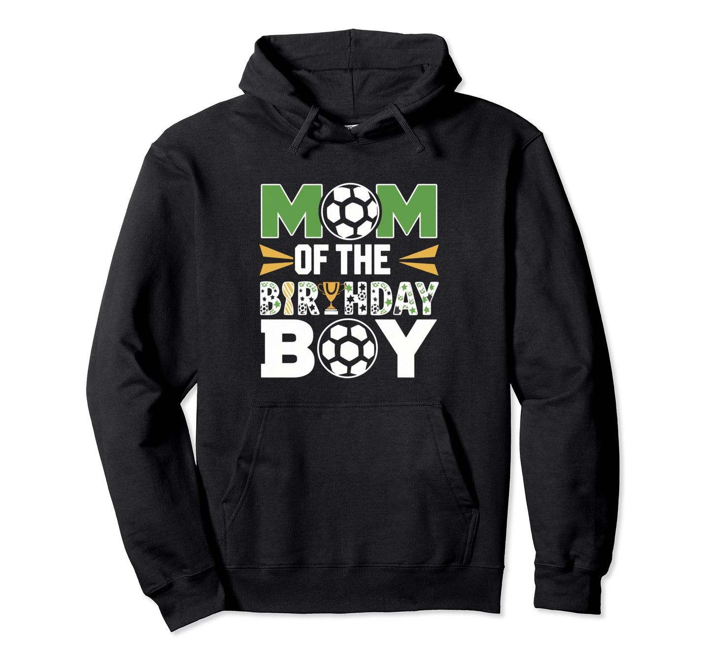 Grandma Birthday Soccer Family Party Decor Hoodie - Unique Graphic Unisex - T-Shirt, Sweatshirt, Hoodie