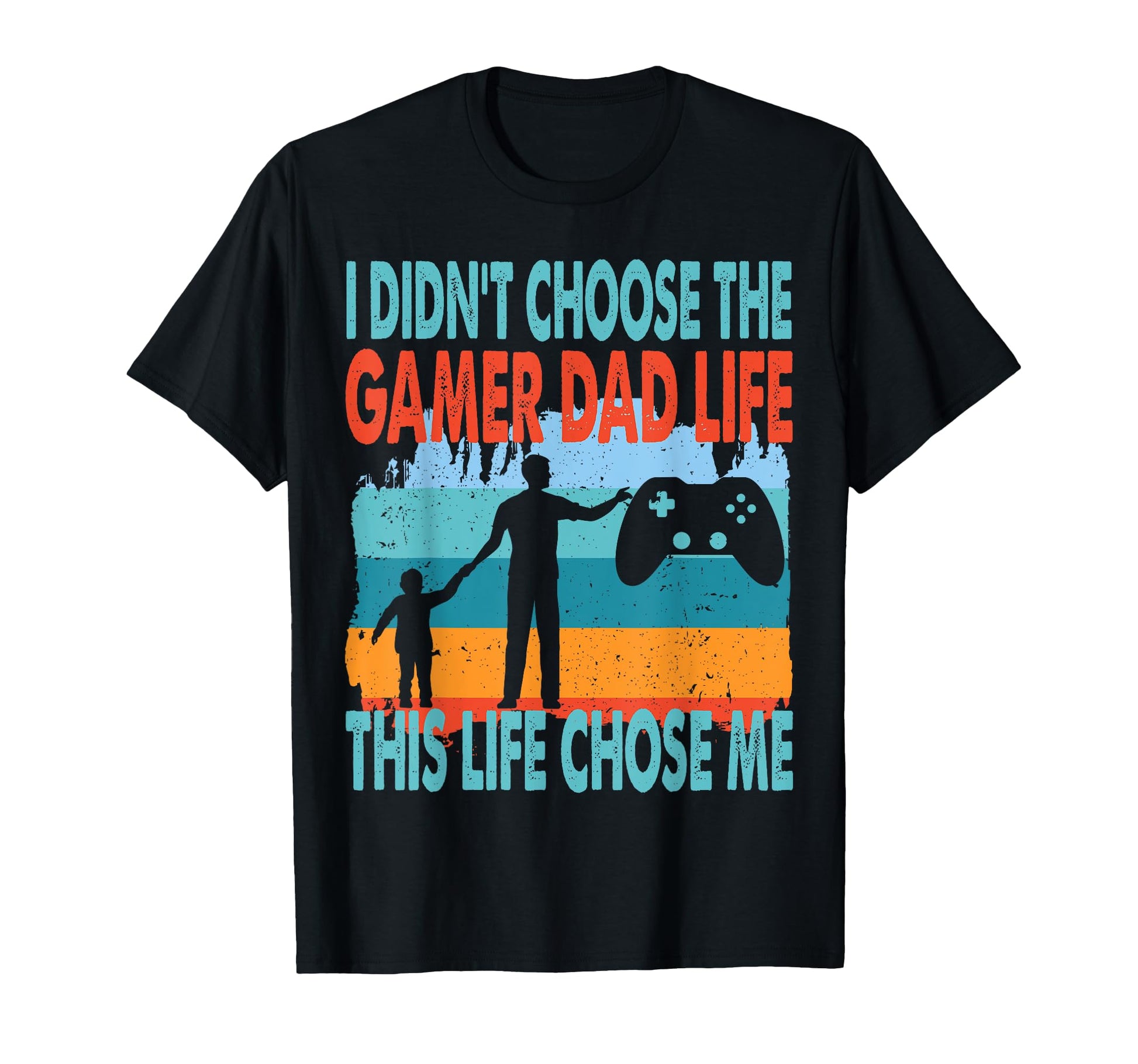 Funny Gaming Dad Gift Gamer Dad Gift T-Shirt - Custom Art Print Men Women - T-Shirt, Sweatshirt, Hoodie