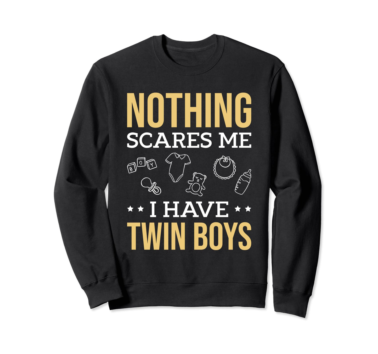 Twin Dad Father Two Dad Twin Sweatshirt - Casual Everyday Wear Men Women - T-Shirt, Sweatshirt, Hoodie