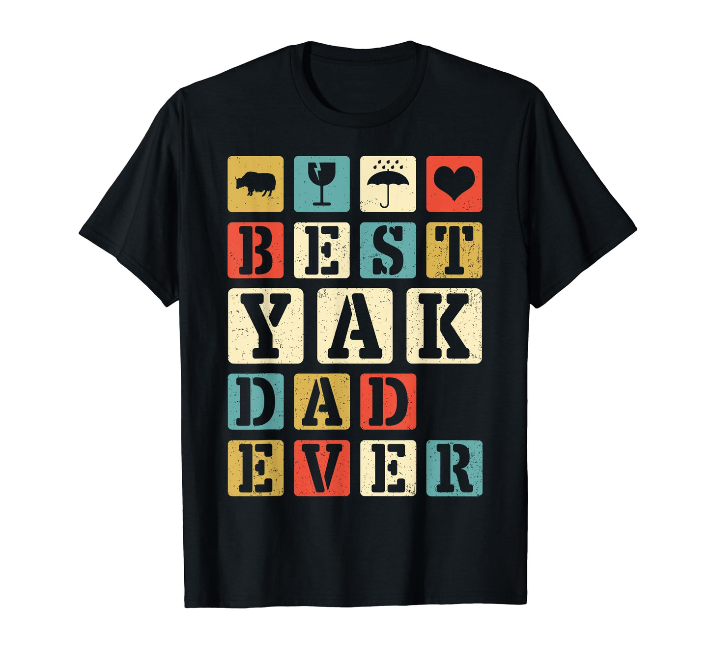 Yak Best Yak Dad Ever T-Shirt - Minimalist Print Unisex - T-Shirt, Sweatshirt, Hoodie