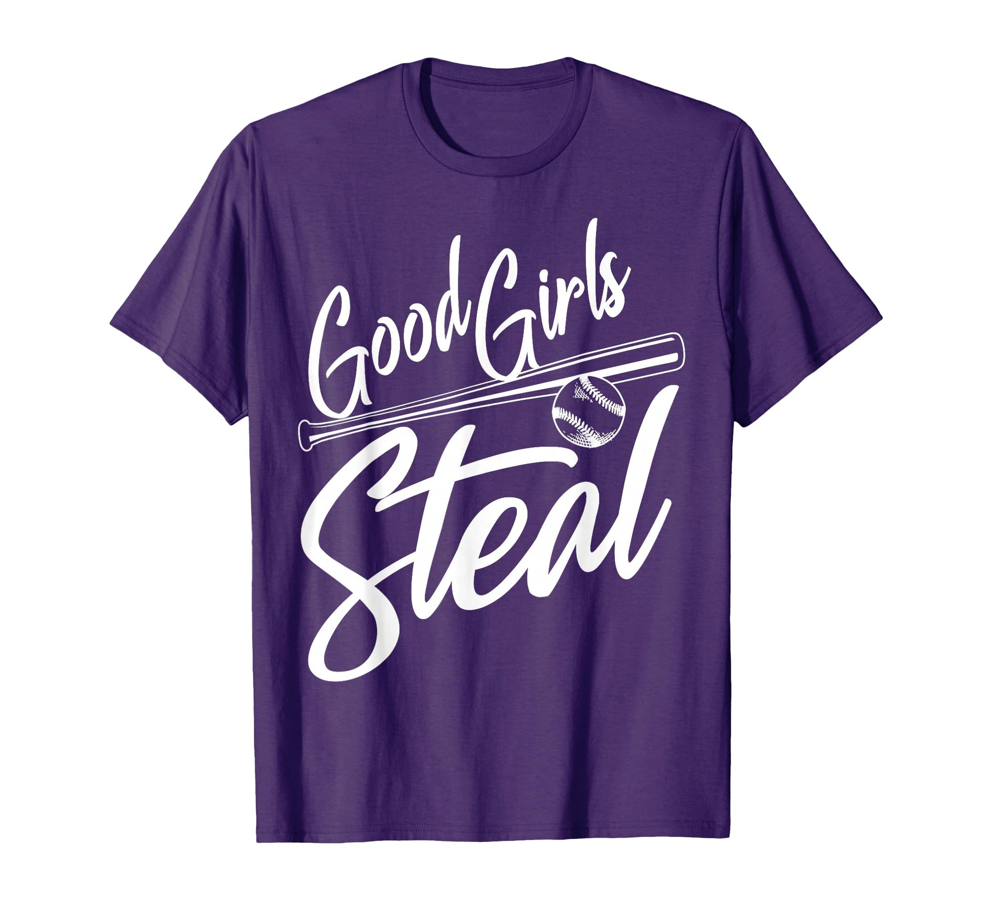 Softball Art Good Steal Baseball T-Shirt - Casual Everyday Wear Men Women - T-Shirt, Sweatshirt, Hoodie