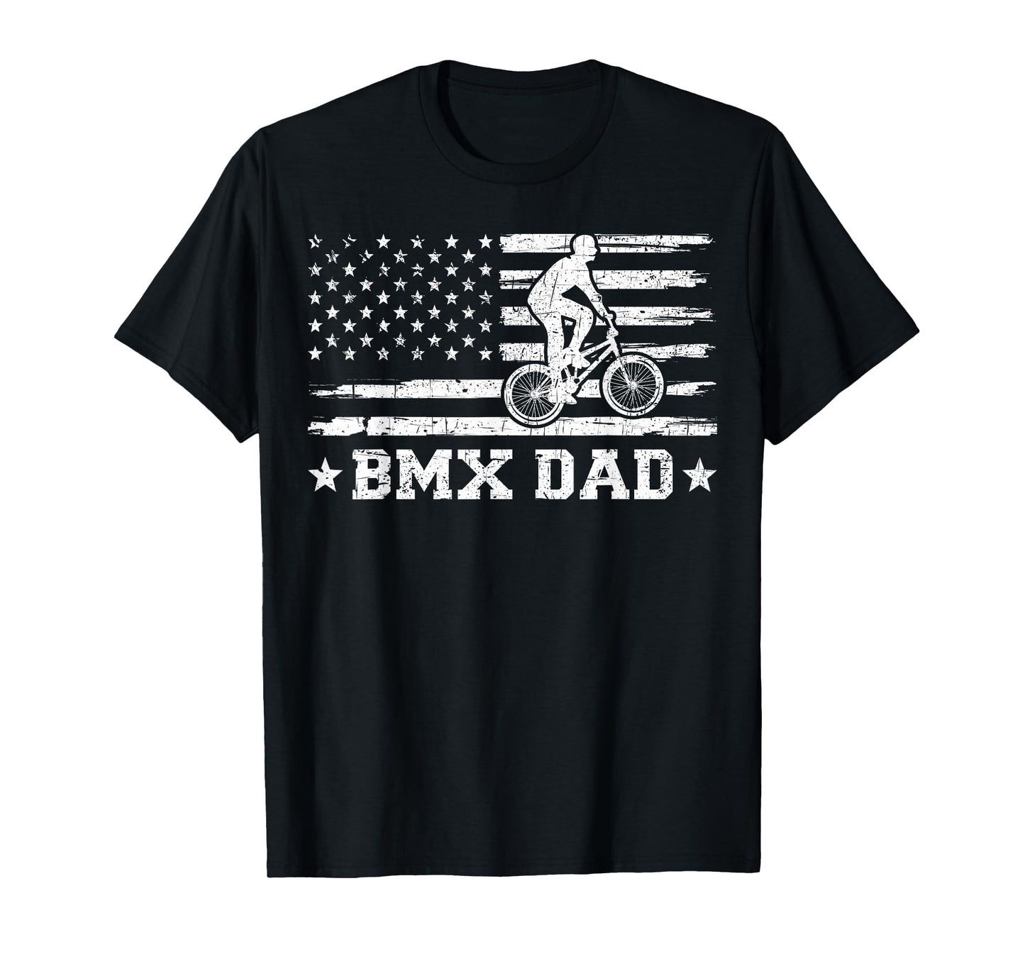 Bmx Bike Rider American Flag Bmx Dad T-Shirt - Streetwear Style Unisex - T-Shirt, Sweatshirt, Hoodie