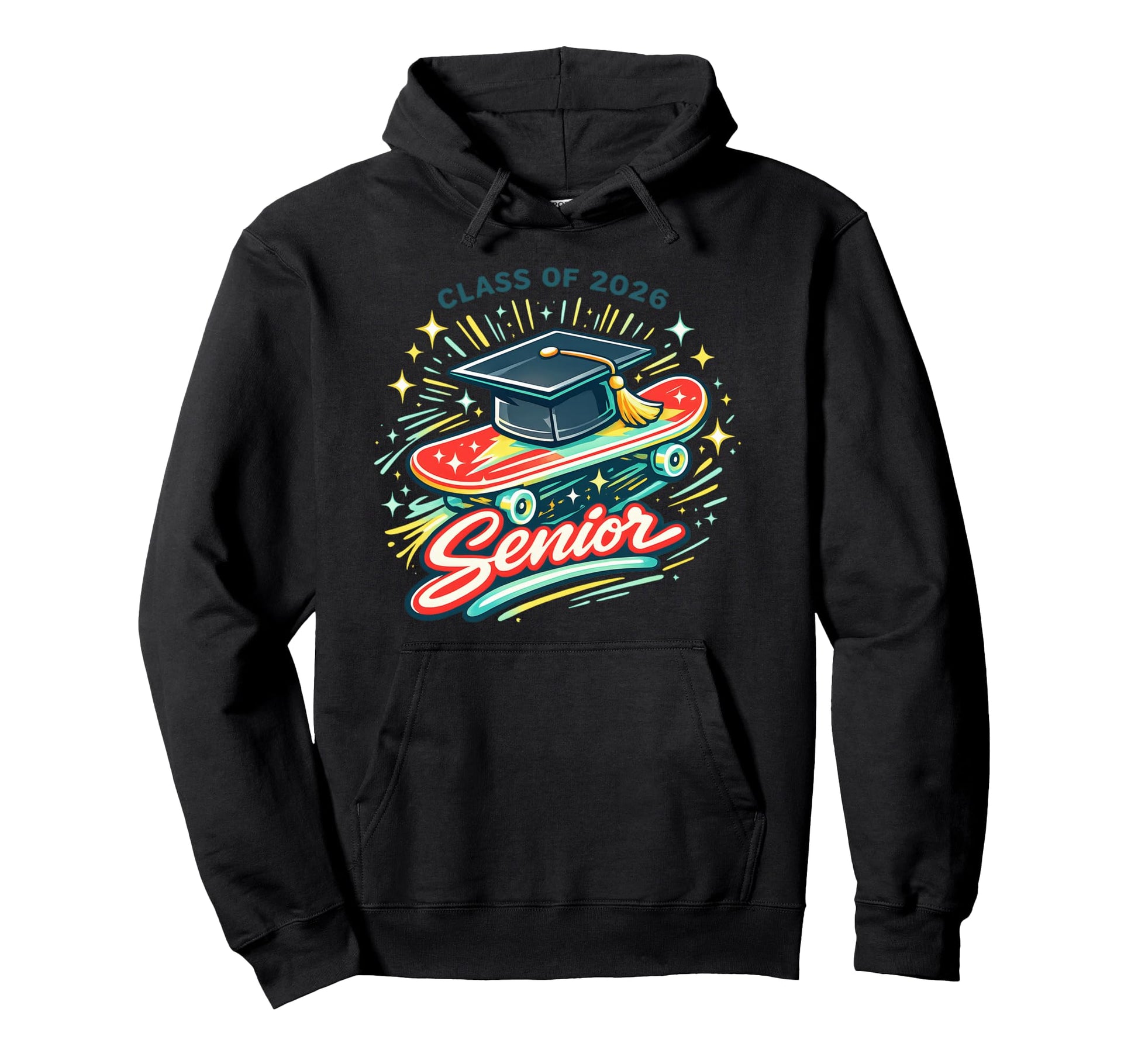 Senior Mom Graduation Class 2026 Hoodie - Casual Everyday Wear Unisex - T-Shirt, Sweatshirt, Hoodie
