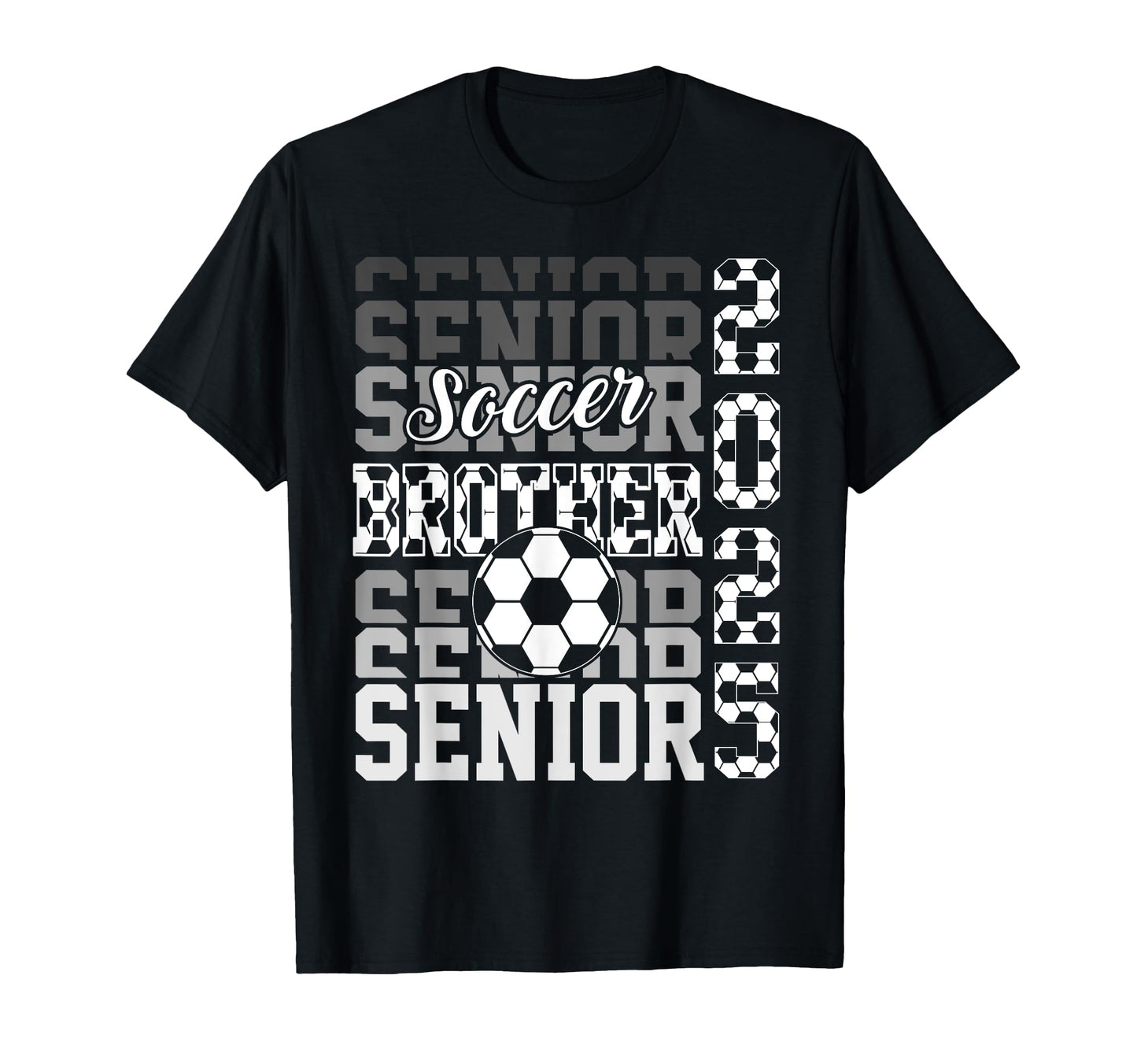 Soccer Senior Brother Class 2025 Senior T-Shirt - Minimalist Print Unisex - T-Shirt, Sweatshirt, Hoodie
