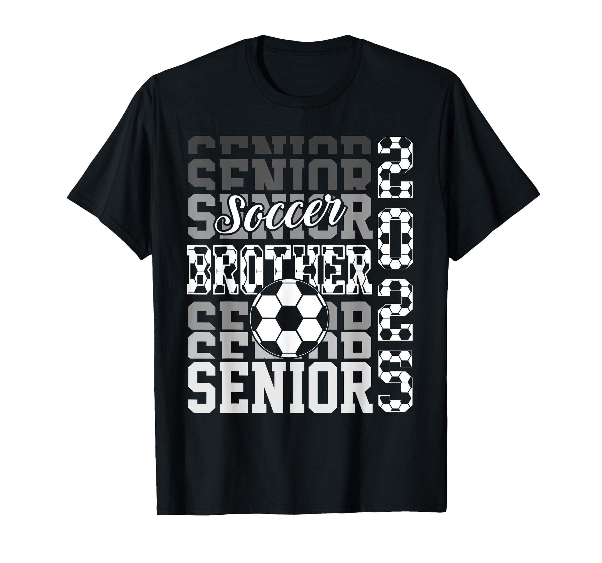 Soccer Senior Brother Class 2025 Senior T-Shirt - Minimalist Print Unisex - T-Shirt, Sweatshirt, Hoodie