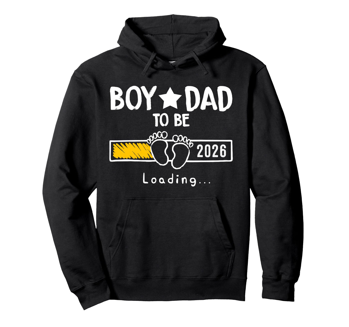 Dad Est 2026 Newborn Daddy Father Son Dad Hoodie - Graphic Print Men Women - T-Shirt, Sweatshirt, Hoodie
