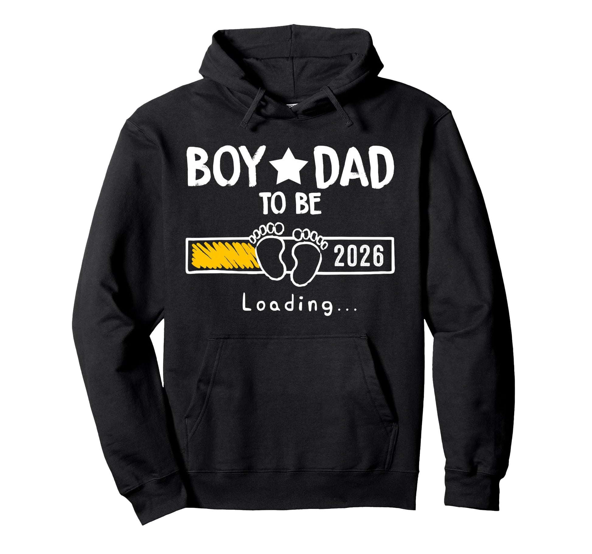 Dad Est 2026 Newborn Daddy Father Son Dad Hoodie - Graphic Print Men Women - T-Shirt, Sweatshirt, Hoodie