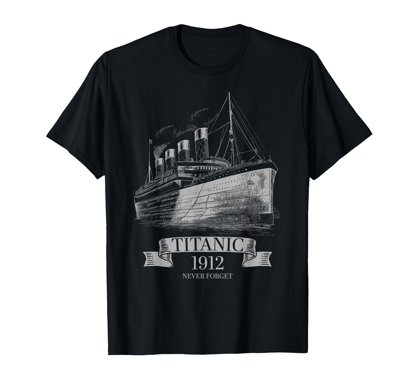 Titanic 1912 Remembrance Day Iconic Steam T-Shirt - Unique Graphic Unisex - T-Shirt, Sweatshirt, Hoodie