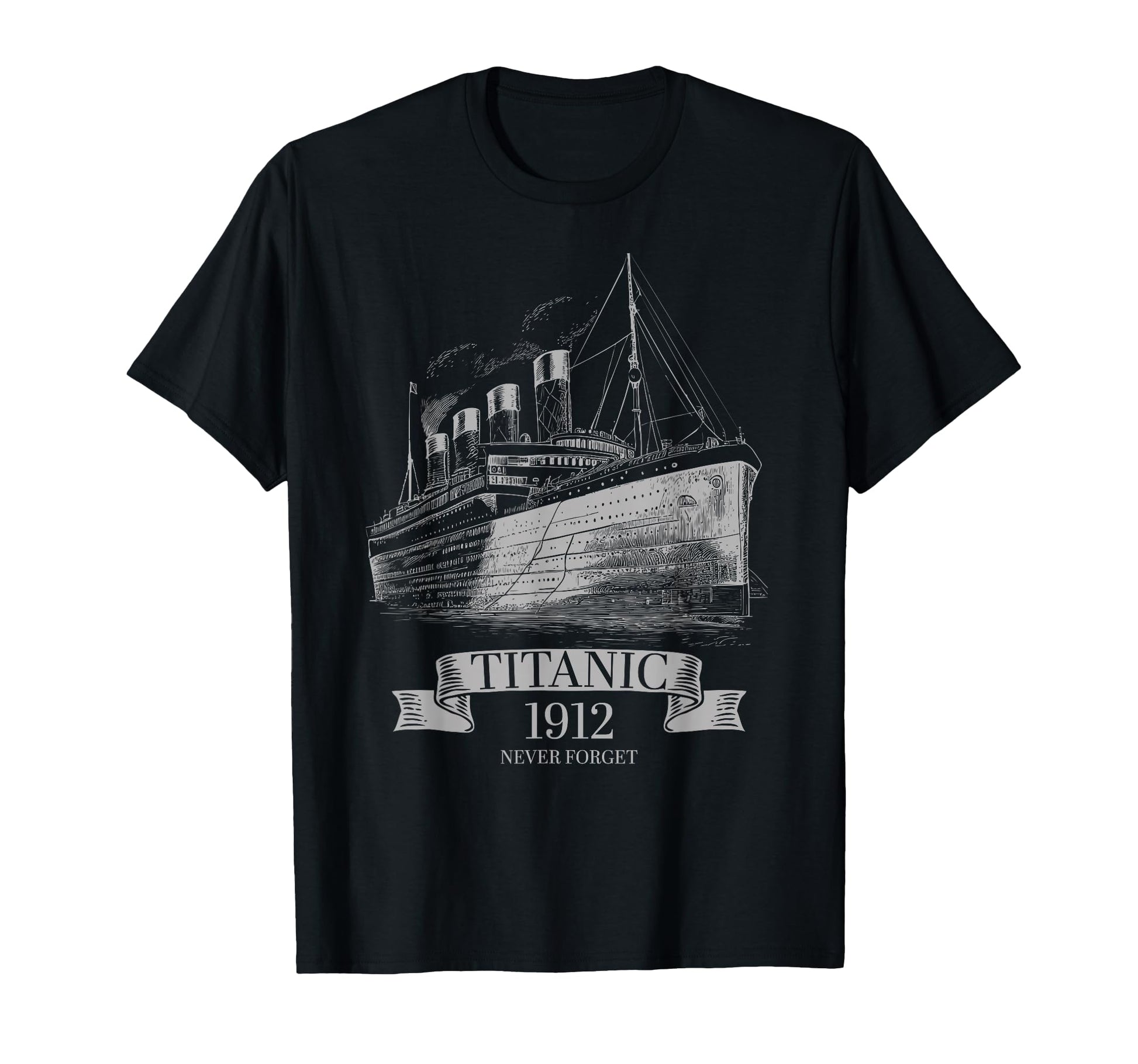 Titanic 1912 Remembrance Day Iconic Steam T-Shirt - Unique Graphic Unisex - T-Shirt, Sweatshirt, Hoodie