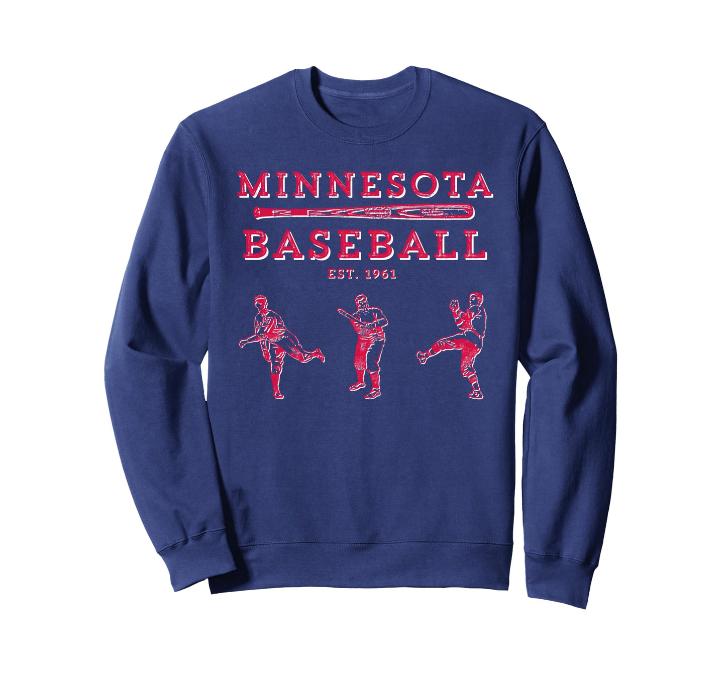 Minnesota Baseball Twin Cities Fan Sweatshirt - Minimalist Print Men Women - T-Shirt, Sweatshirt, Hoodie