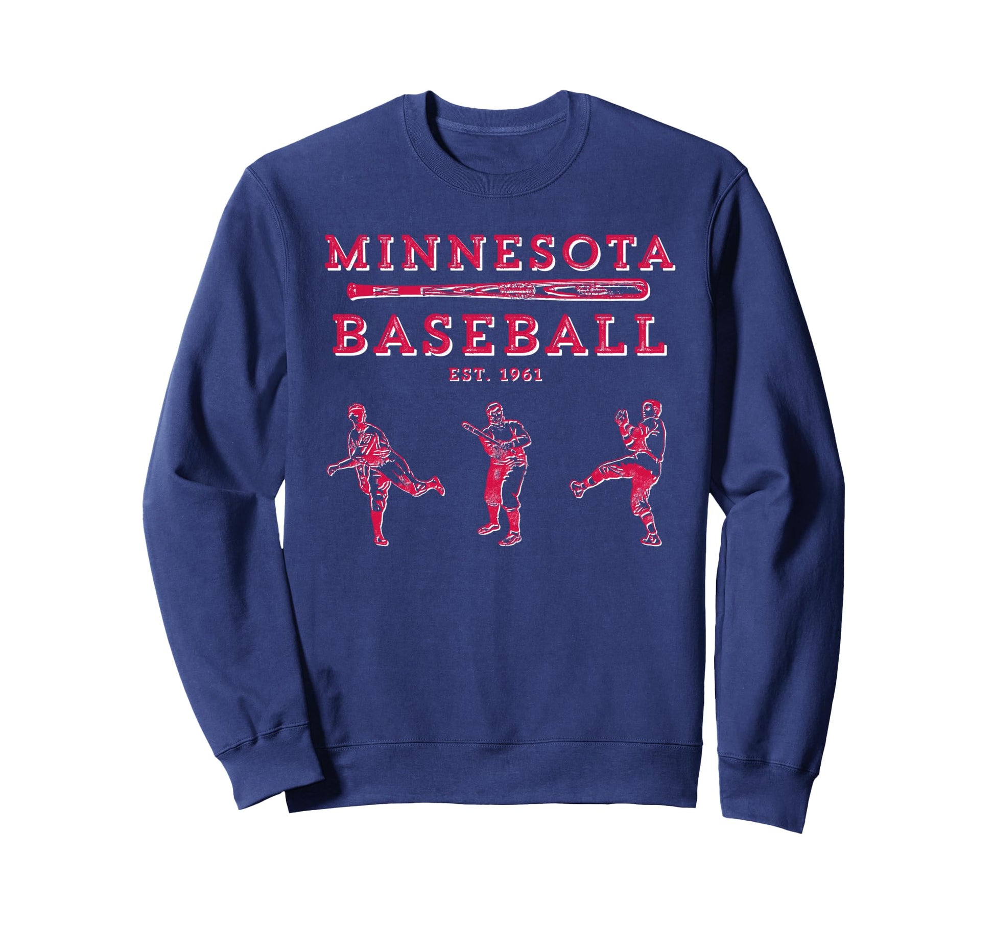 Minnesota Baseball Twin Cities Fan Sweatshirt - Minimalist Print Men Women - T-Shirt, Sweatshirt, Hoodie