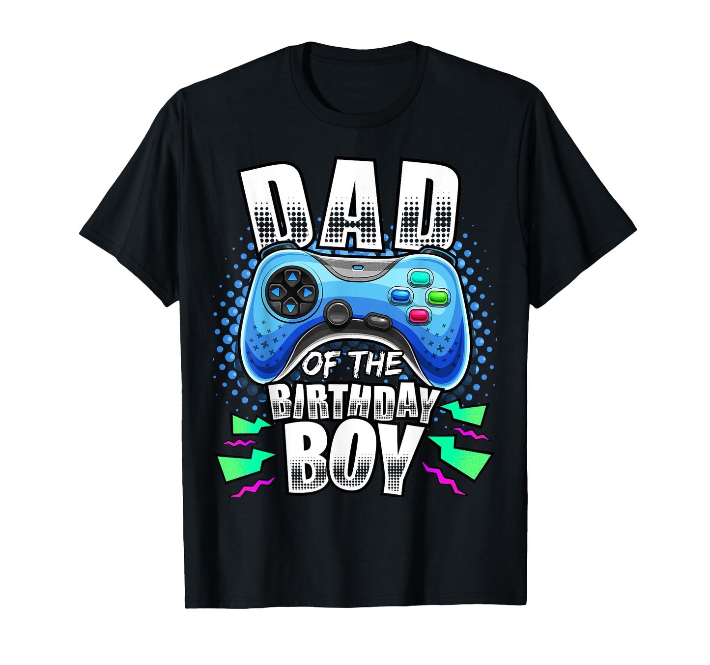 Dad Birthday Matching Video Gamer T-Shirt - Custom Art Print for Adults - T-Shirt, Sweatshirt, Hoodie