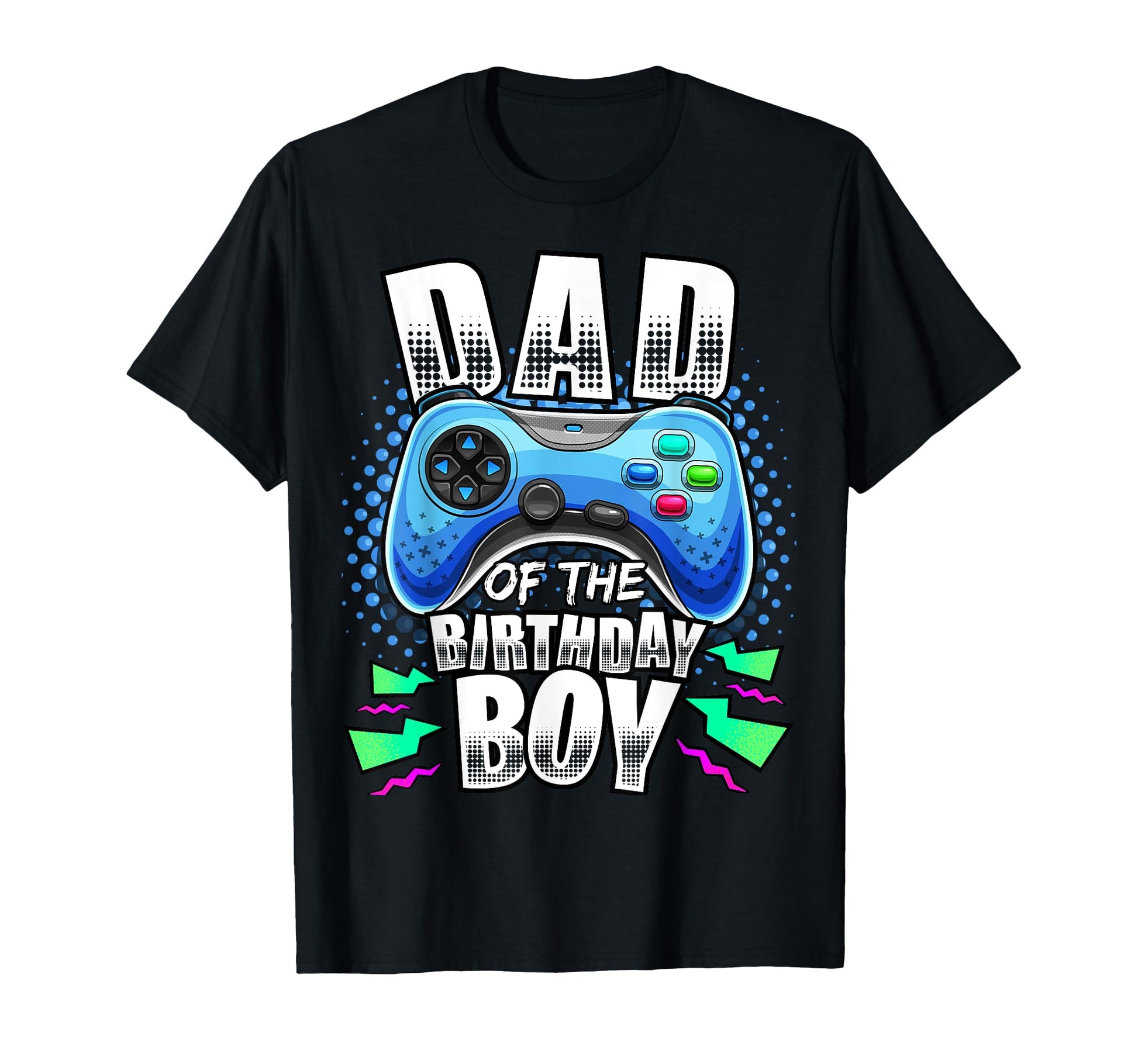 Dad Birthday Matching Video Gamer T-Shirt - Custom Art Print for Adults - T-Shirt, Sweatshirt, Hoodie