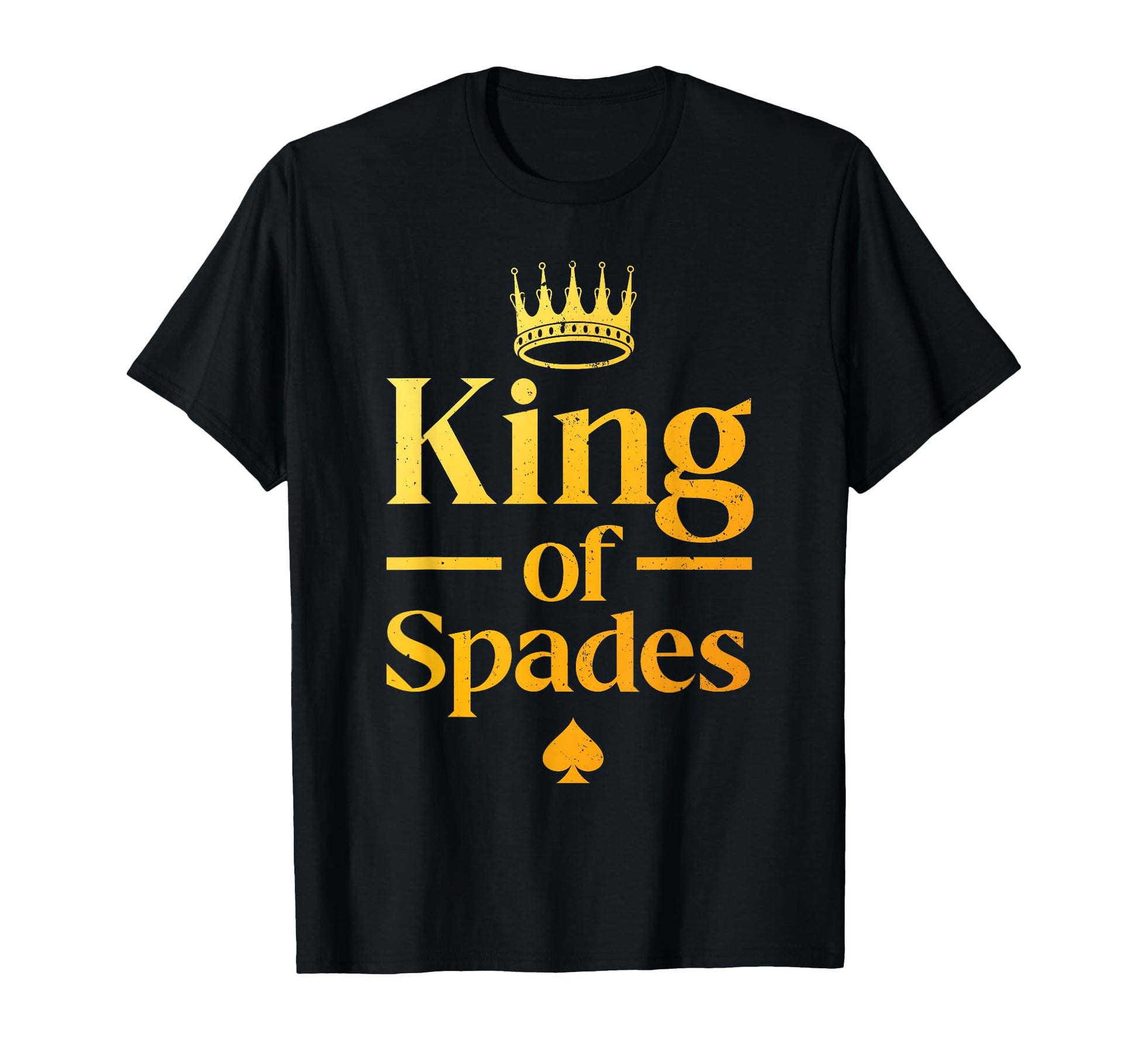 King Spades Art Dad Card Game Spades Player T-Shirt - Graphic Print Unisex - T-Shirt, Sweatshirt, Hoodie