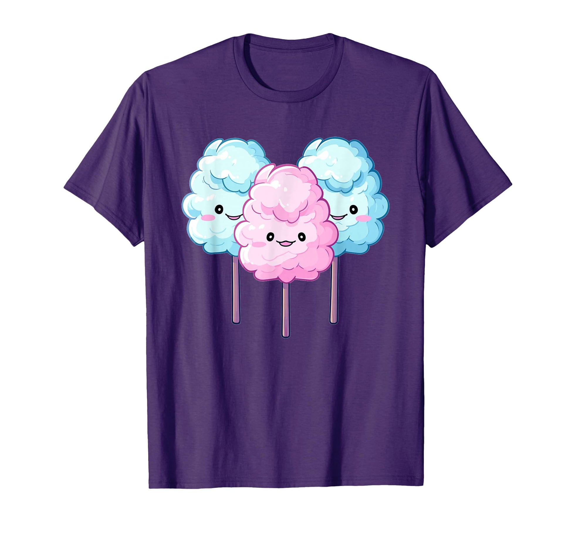Cotton Candy Sticks Sweets T-Shirt - Minimalist Print for Adults - T-Shirt, Sweatshirt, Hoodie