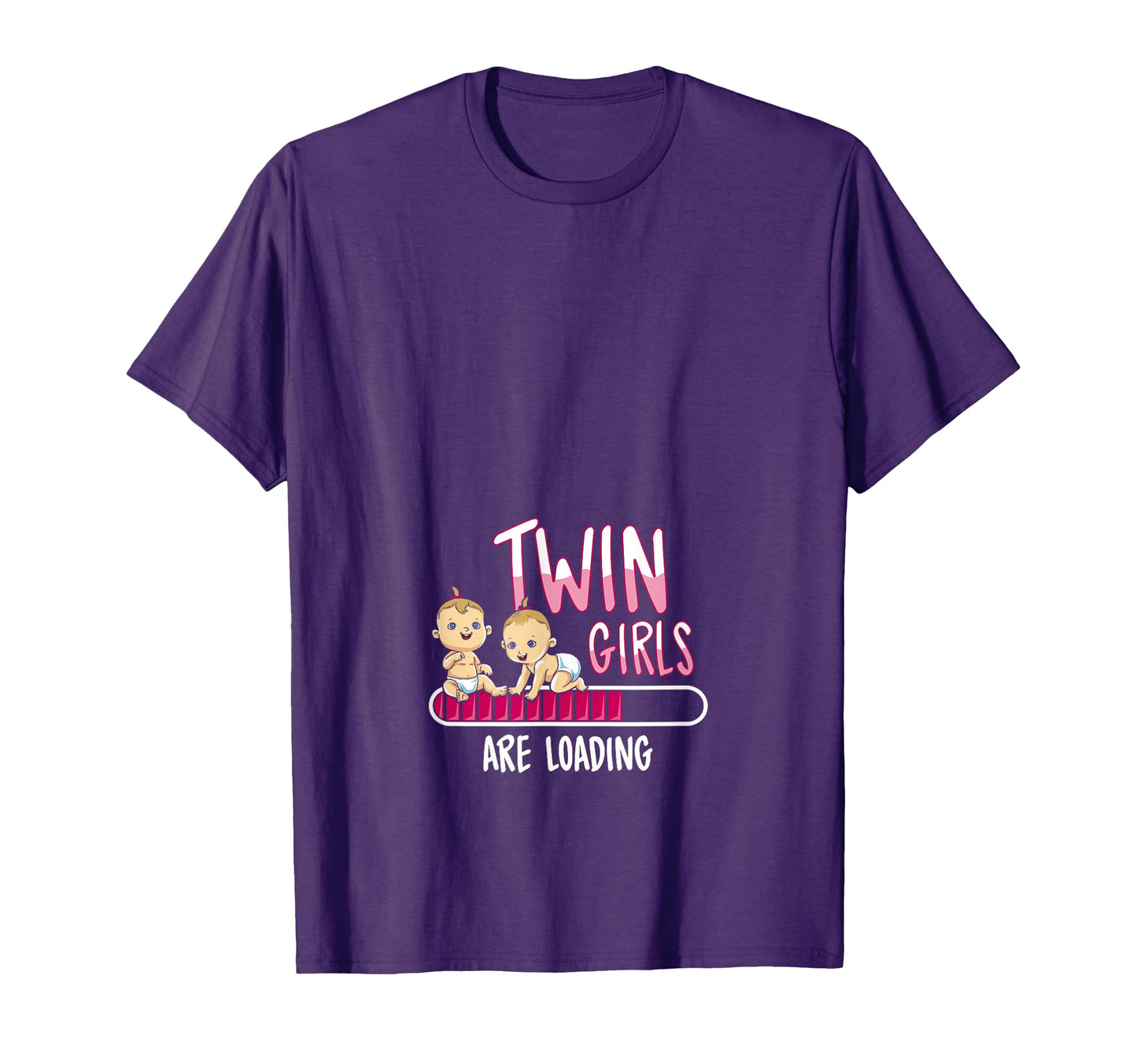 Twin Are Loading Pregnancy Announcement T-Shirt - Custom Art Print Unisex - T-Shirt, Sweatshirt, Hoodie