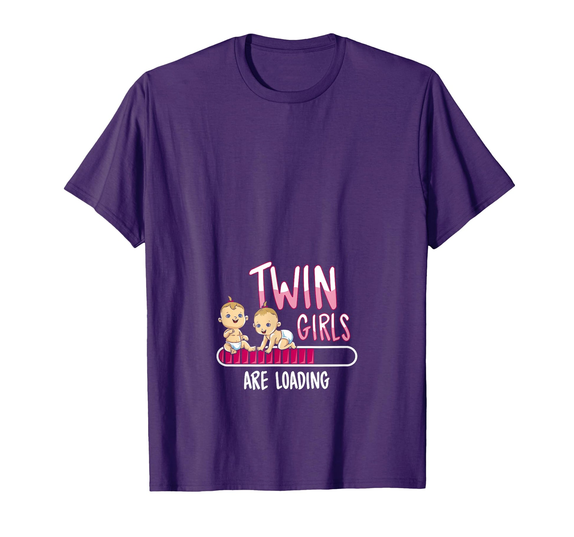Twin Are Loading Pregnancy Announcement T-Shirt - Custom Art Print Unisex - T-Shirt, Sweatshirt, Hoodie