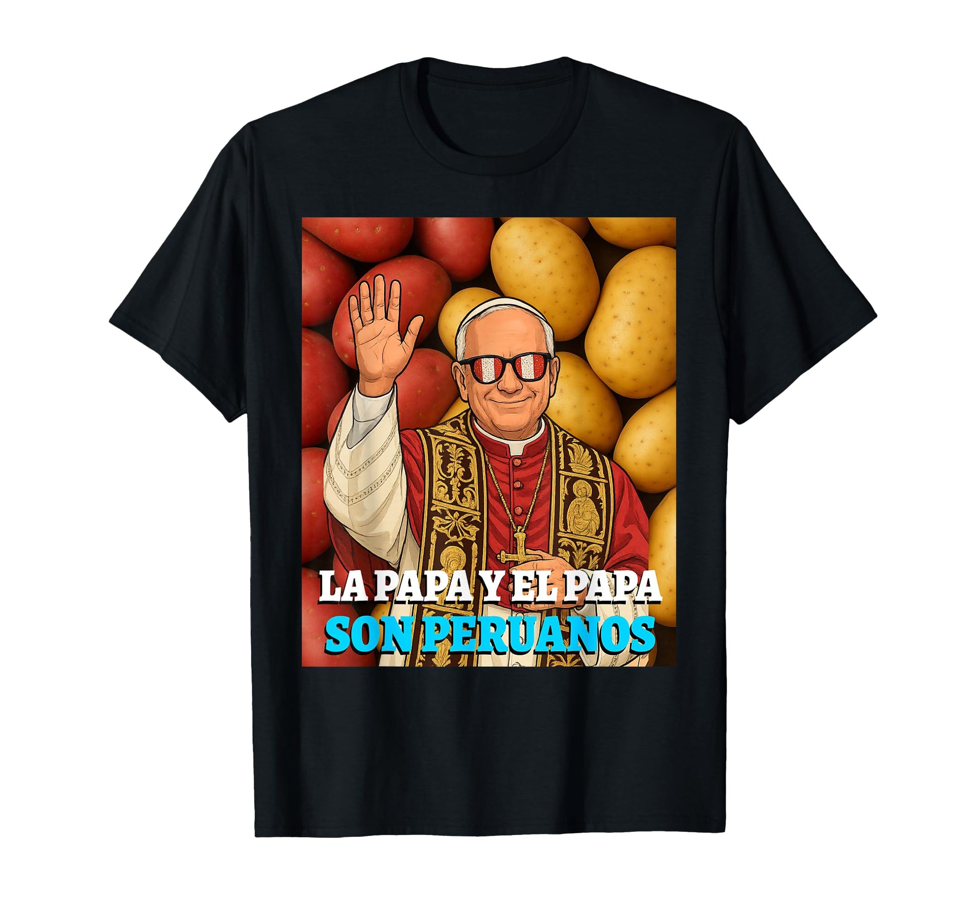Papa Le N Xiv Per Usa Pope Leo Peruvian T-Shirt - Unique Graphic Unisex - T-Shirt, Sweatshirt, Hoodie