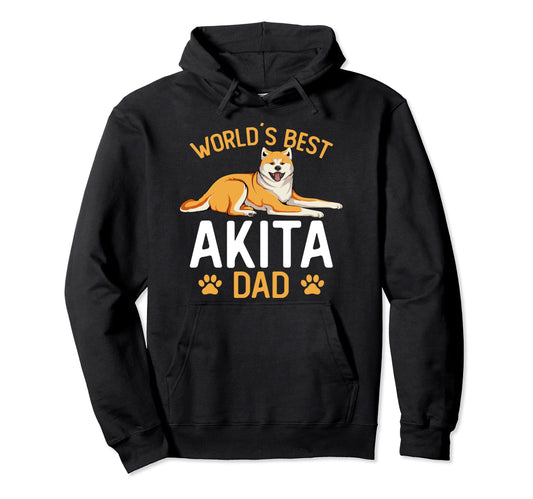 Akita Dad Dog Lover Hoodie - Trendy Graphic Men Women - T-Shirt, Sweatshirt, Hoodie