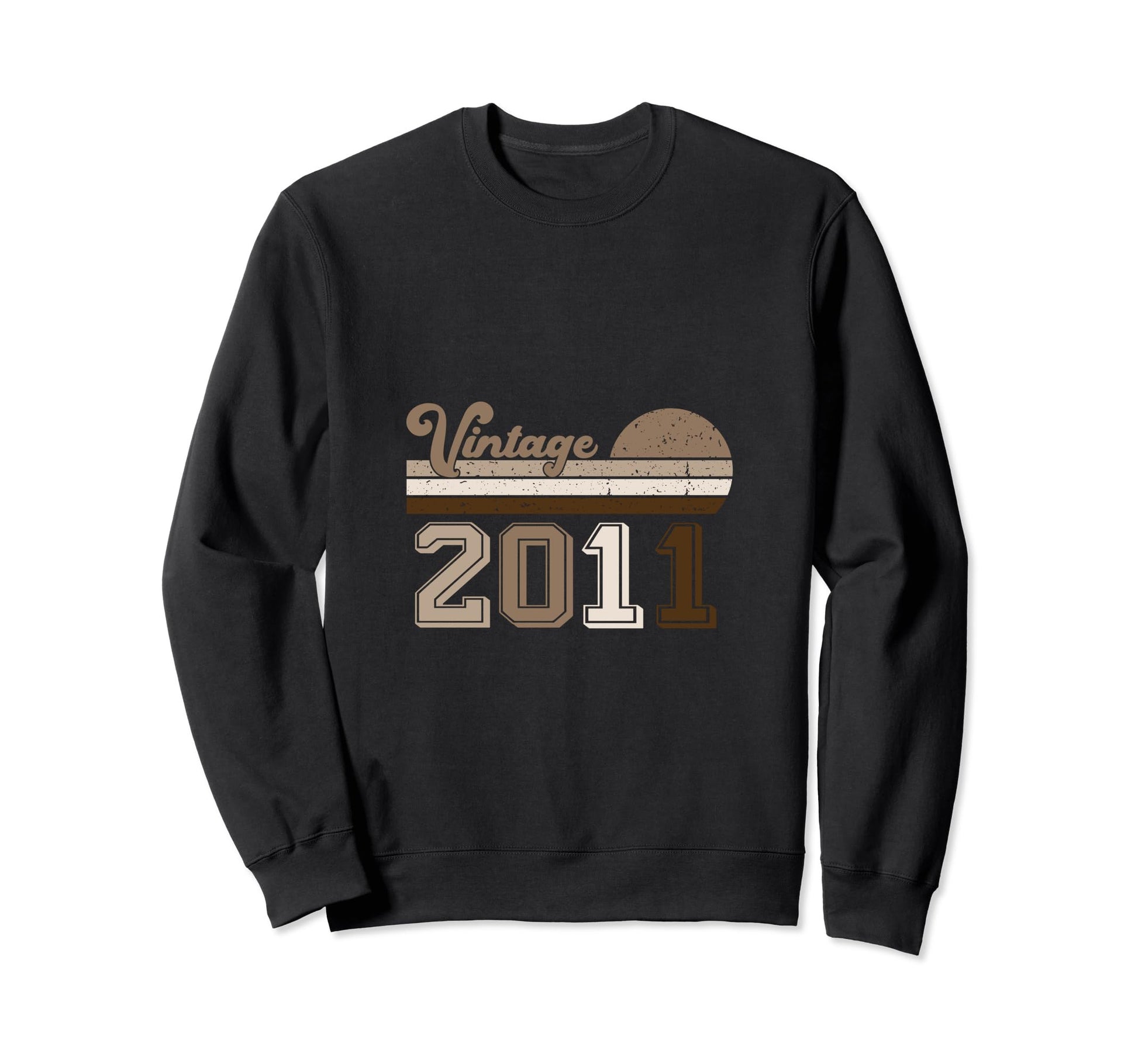 Year 2011 Gift Birthday Mom Dad Sweatshirt - Trendy Graphic Men Women - T-Shirt, Sweatshirt, Hoodie