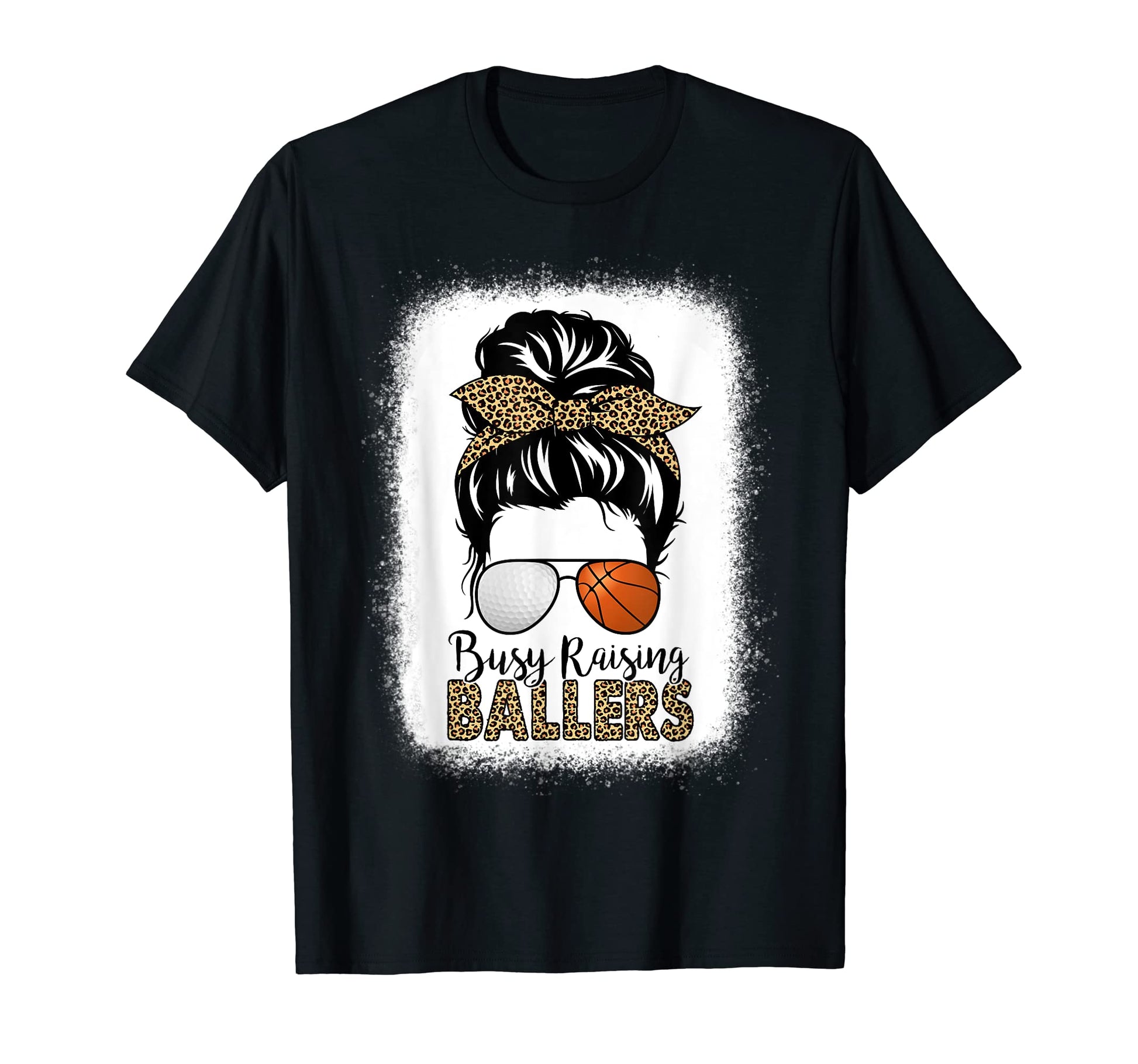 Busy Raising Ballers Golf And Basketball T-Shirt - Unique Graphic Unisex - T-Shirt, Sweatshirt, Hoodie
