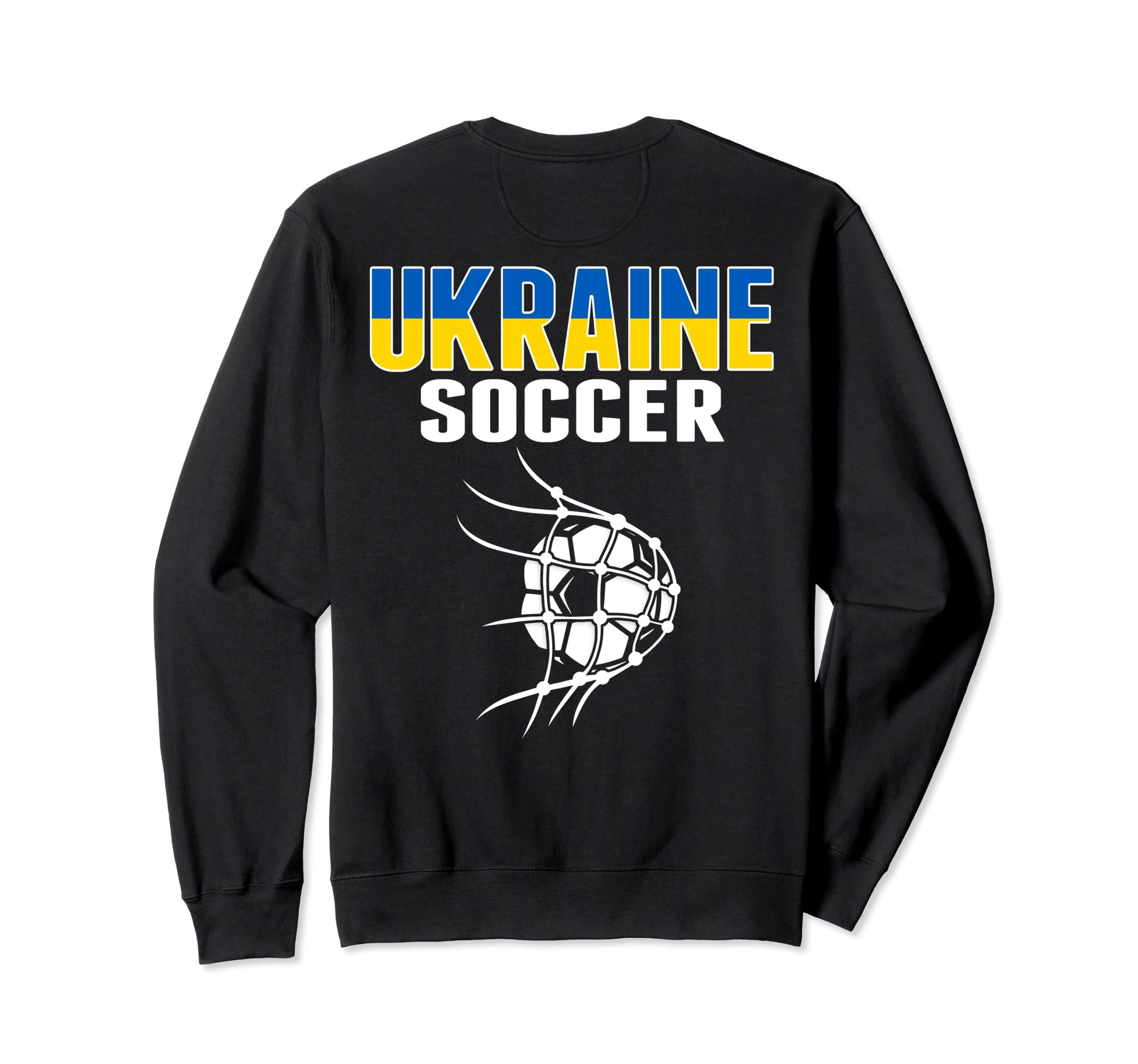 Ukraine Soccer Ball Net Ukrainian Sweatshirt - Graphic Print Unisex - T-Shirt, Sweatshirt, Hoodie