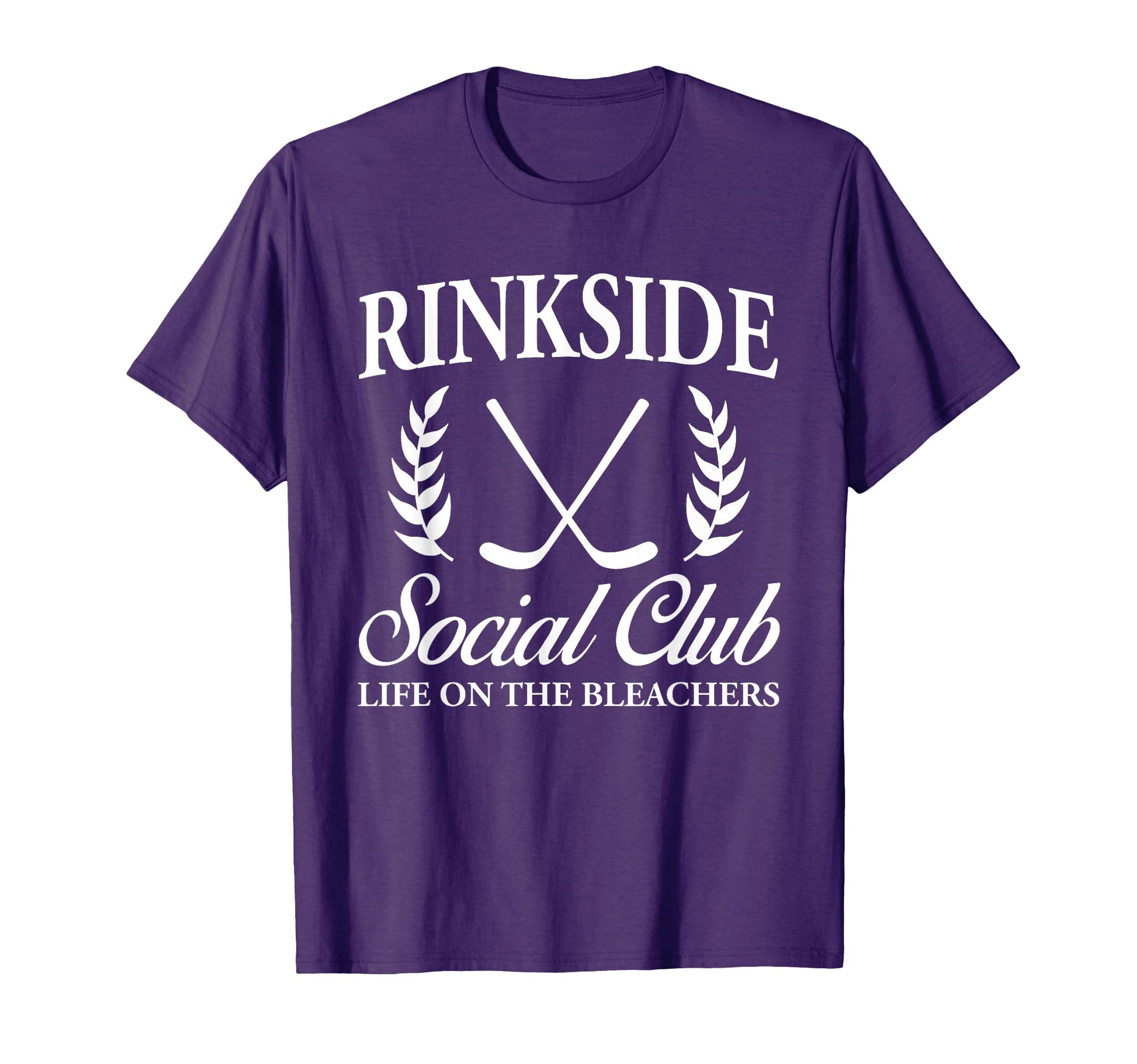 Hockey Mom Dad Rinkside Social Club T-Shirt - Casual Everyday Wear Unisex - T-Shirt, Sweatshirt, Hoodie