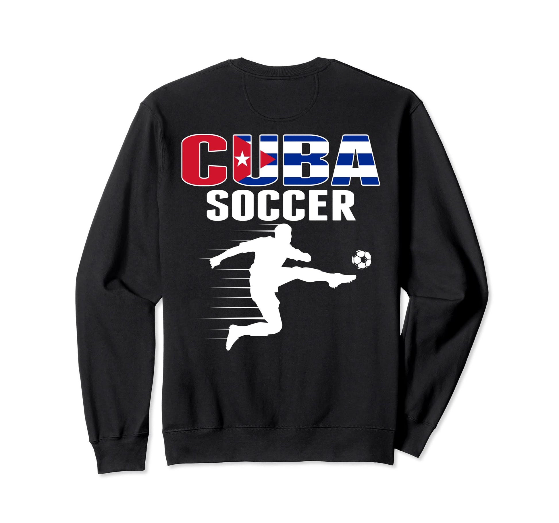Cuba Soccer Lovers Jersey Cuban Sweatshirt - Custom Art Print for Adults - T-Shirt, Sweatshirt, Hoodie