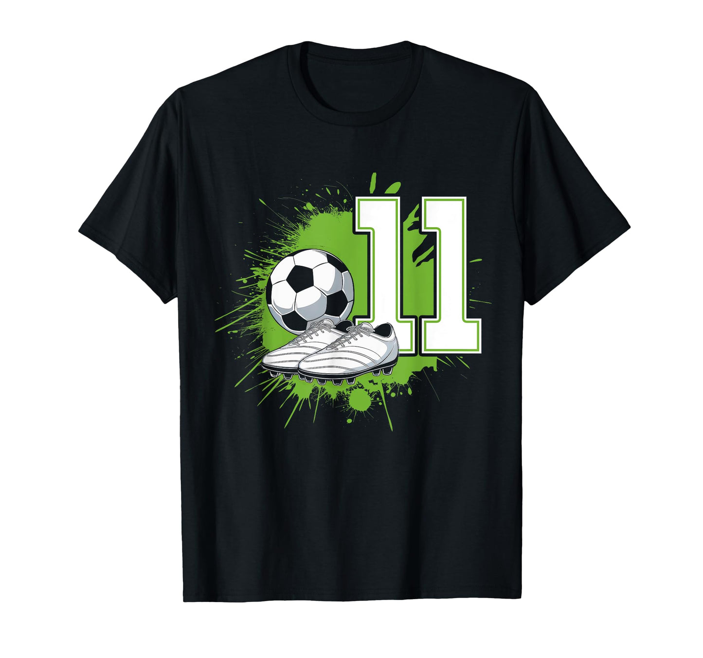 11 Soccer Birthday Gift Soccer Fan T-Shirt - Minimalist Print Unisex - T-Shirt, Sweatshirt, Hoodie