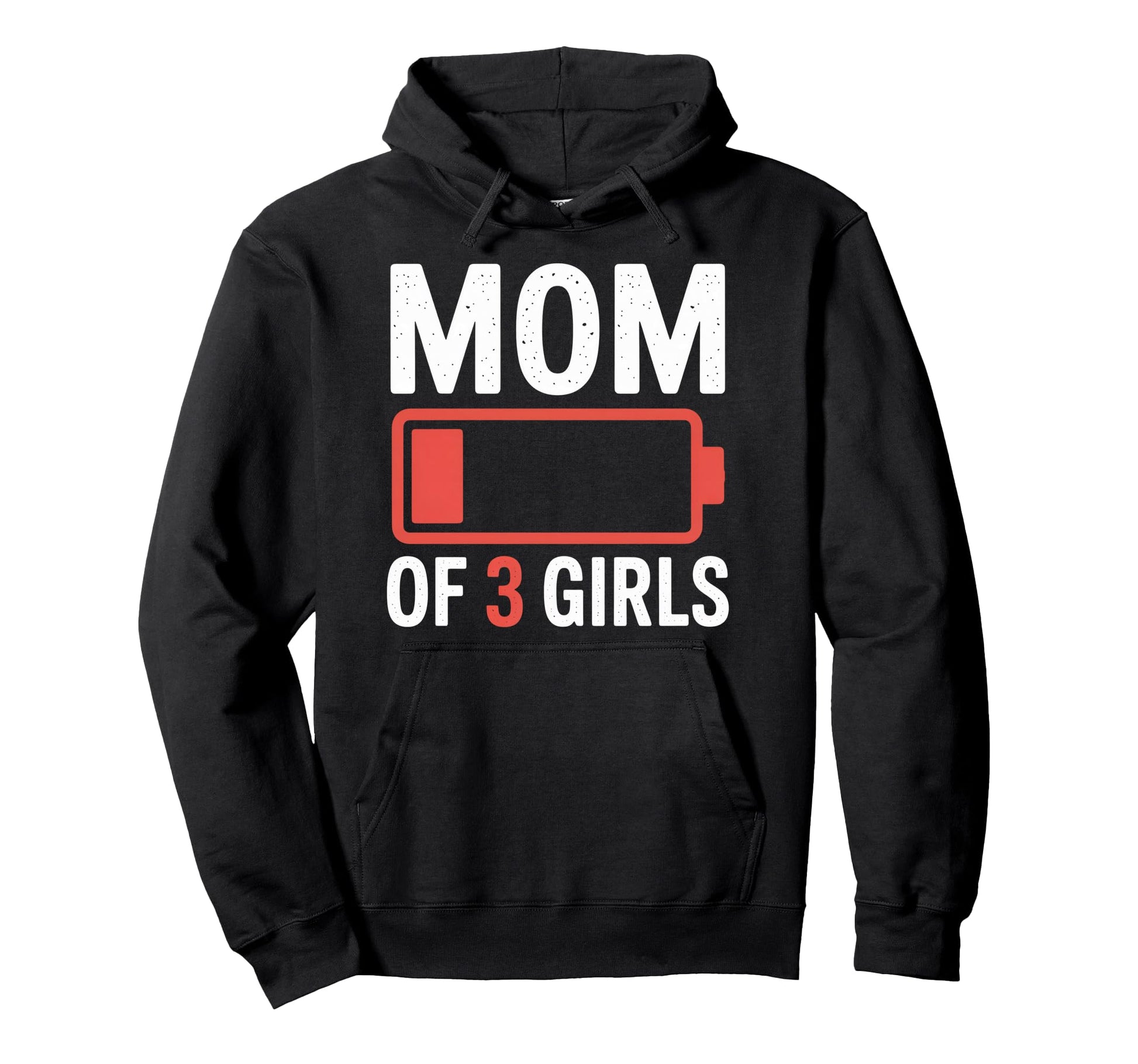 Mom 3 Funny Exhausted Mother Hoodie - Streetwear Style for Adults - T-Shirt, Sweatshirt, Hoodie