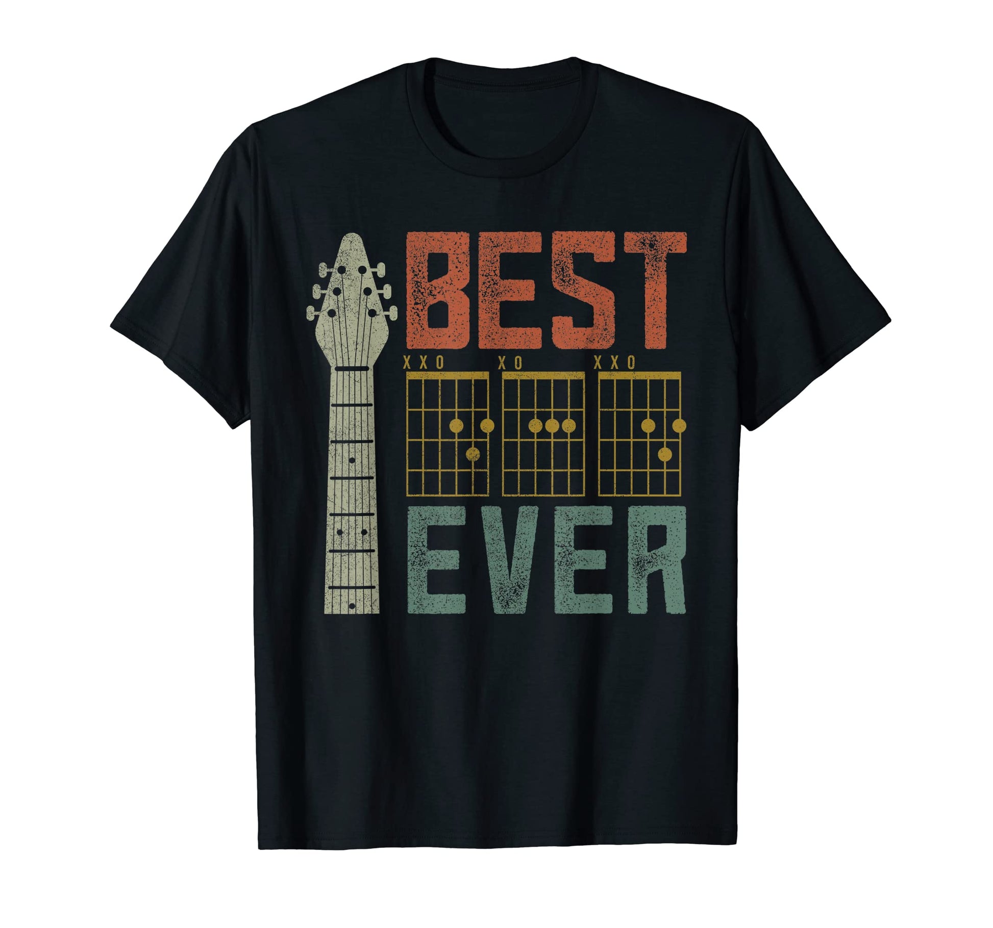 Best Dad Guitar Music Fathers Day T-Shirt - Streetwear Style Men Women - T-Shirt, Sweatshirt, Hoodie