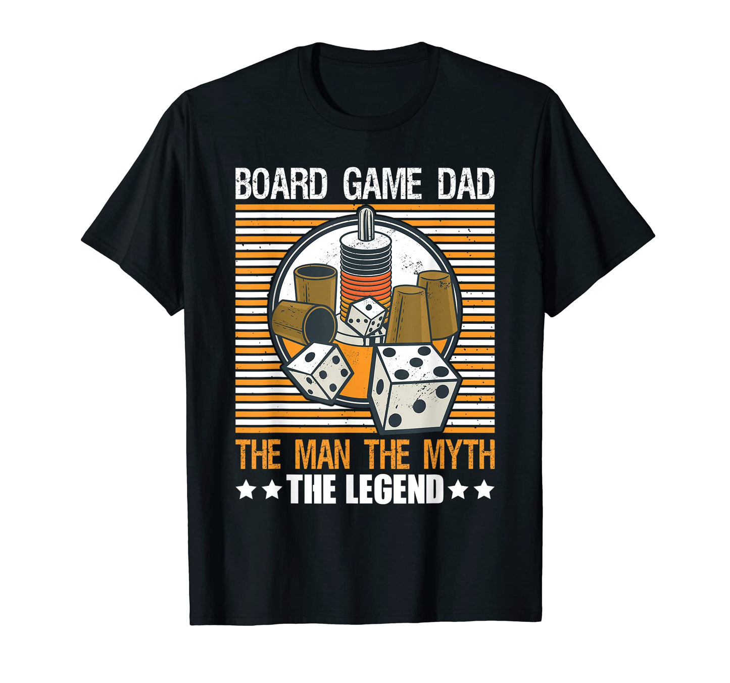 Board Game Dad Game Night Dad T-Shirt - Casual Everyday Wear Men Women - T-Shirt, Sweatshirt, Hoodie