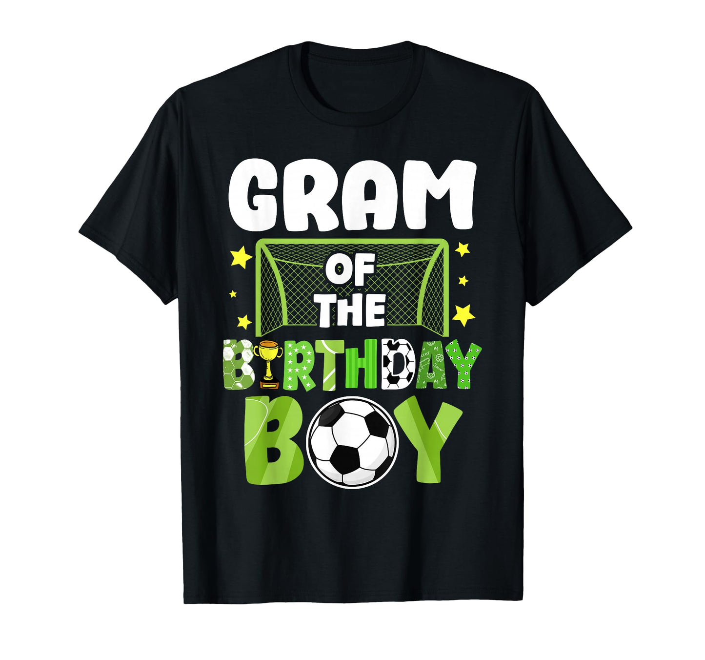 Soccer Gram Birthday Party Family T-Shirt - Aesthetic Graphic Men Women - T-Shirt, Sweatshirt, Hoodie